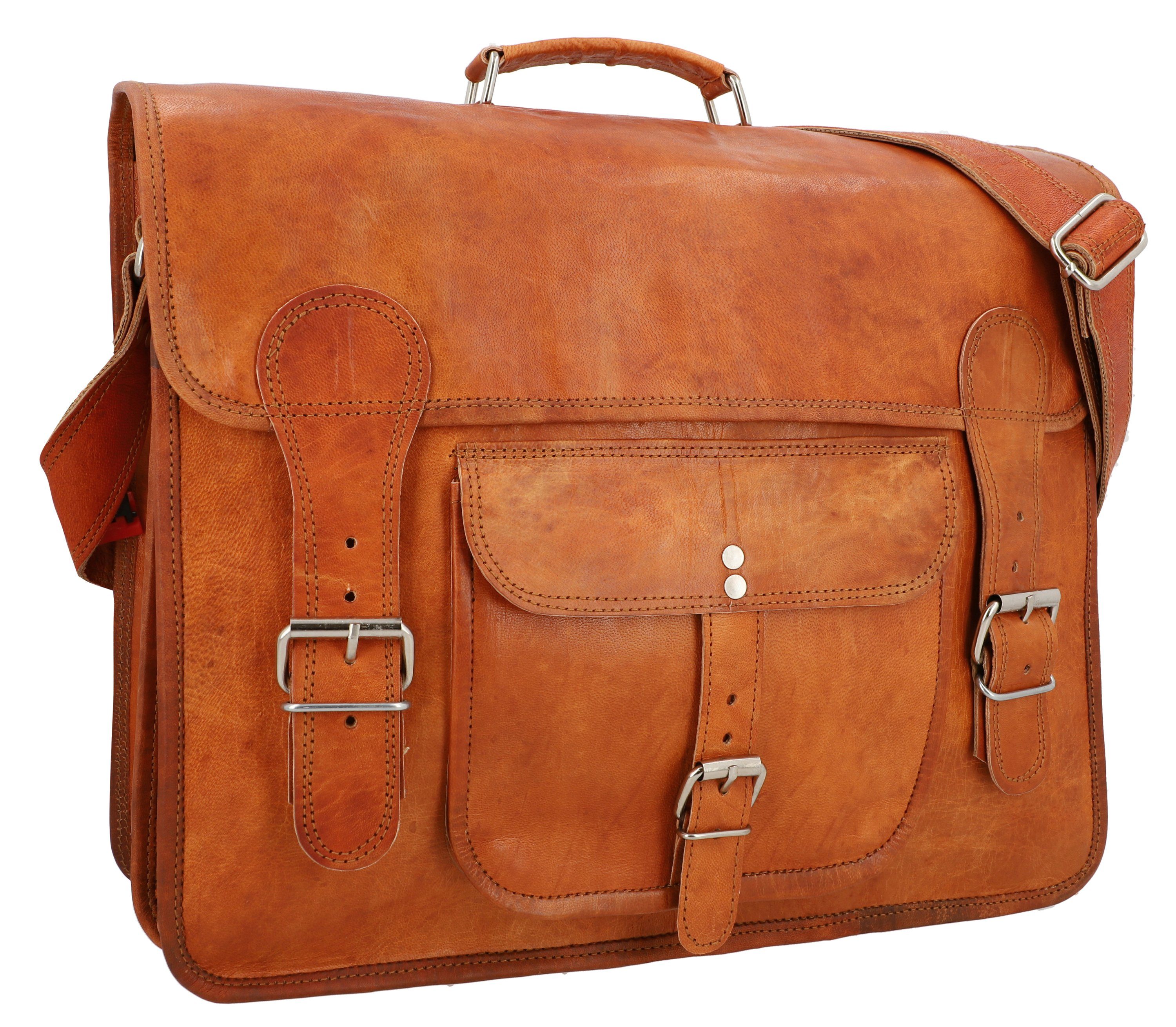 Gusti Leder Aktentasche Gusti Leder Aktentasche Leon (1-tlg), Aktenordner