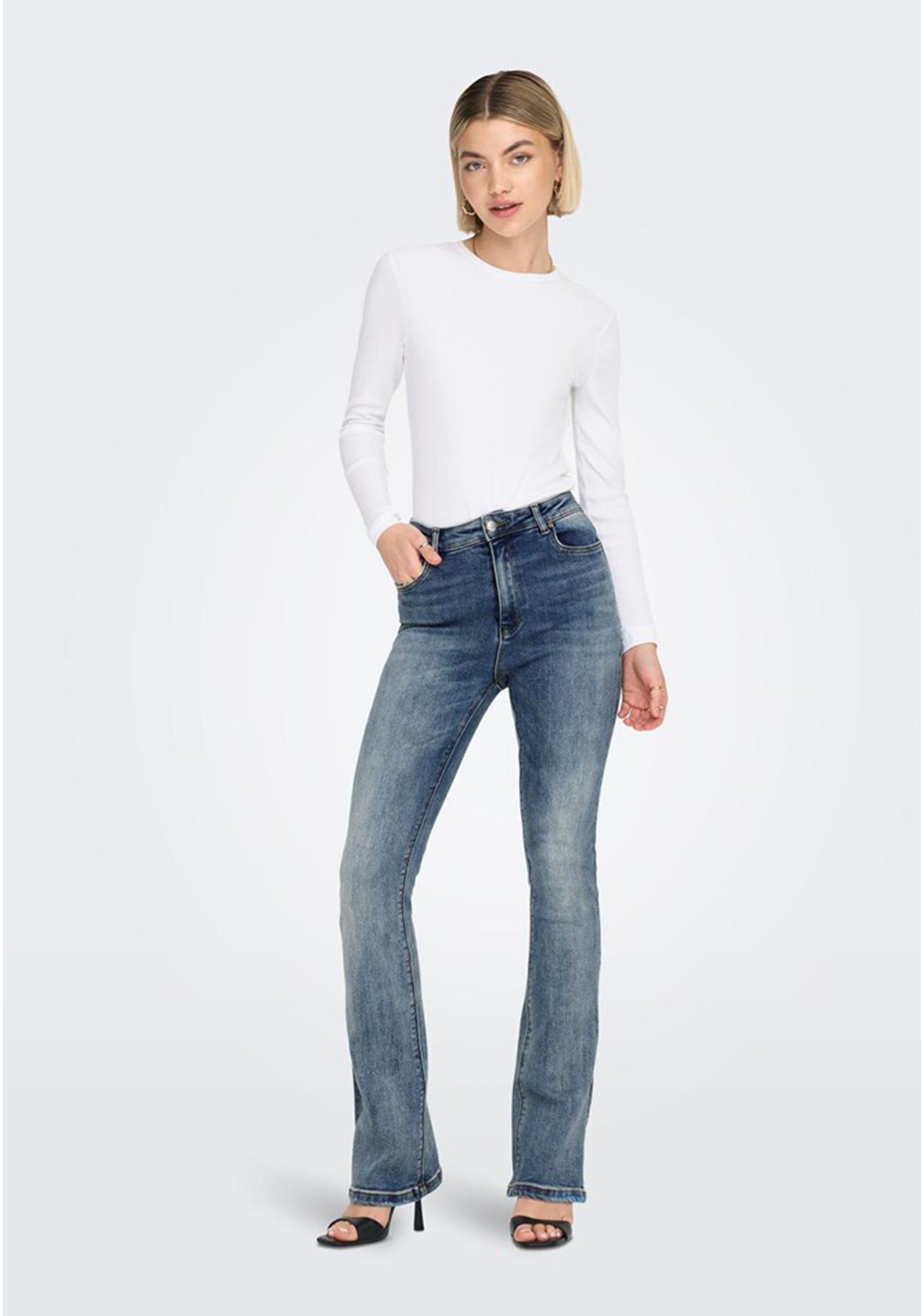 ONLY Bootcut-Jeans B1000 Jeans Bootcut Damen günstig online kaufen