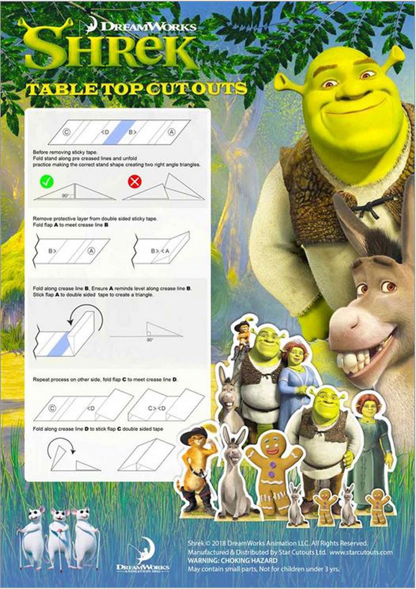 Dekofigur Shrek - Künstlerbedarf - Table Tops