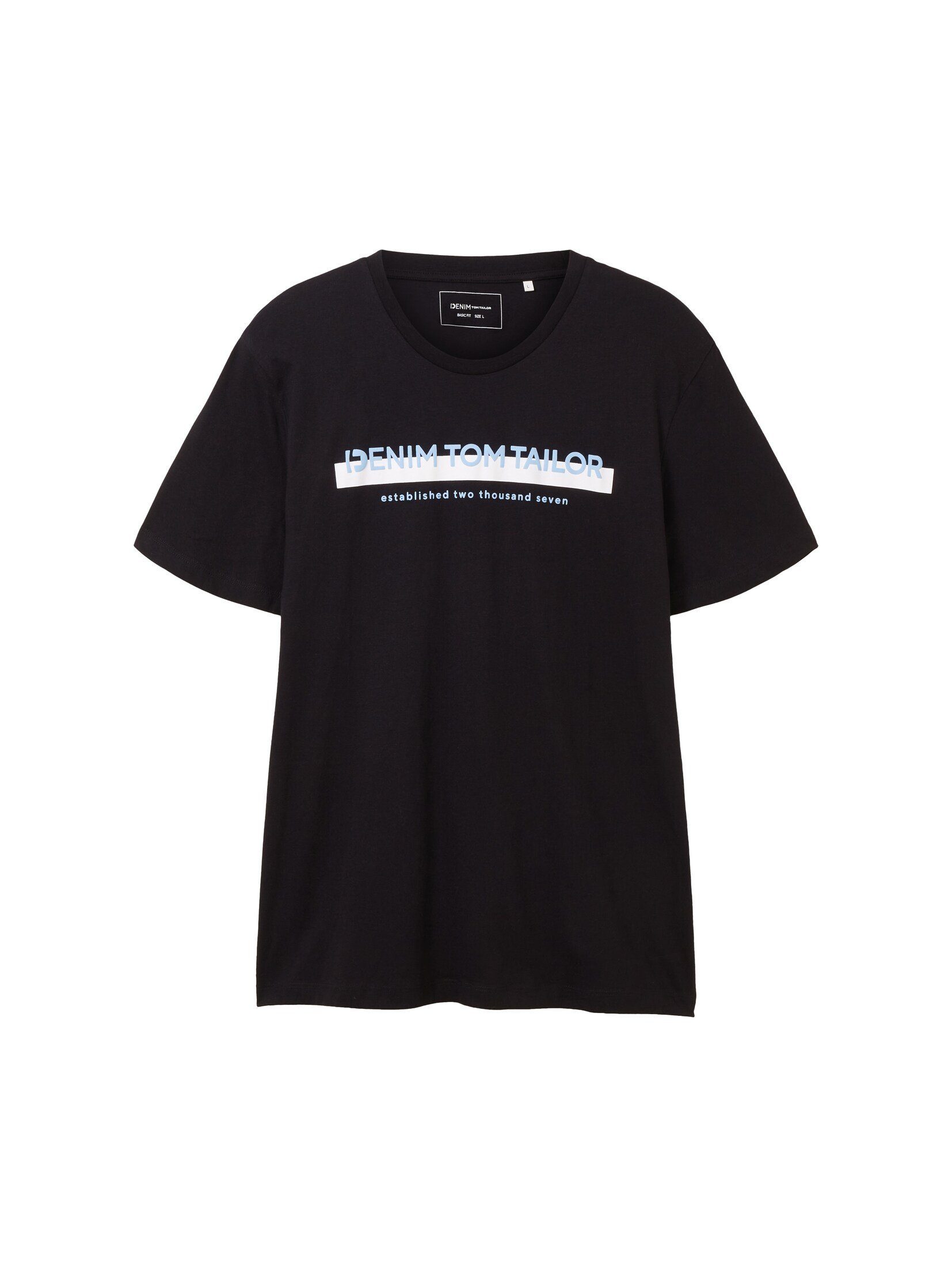 TOM TAILOR Denim T-Shirt T-Shirt T-Shirt mit Logo-Print günstig online kaufen