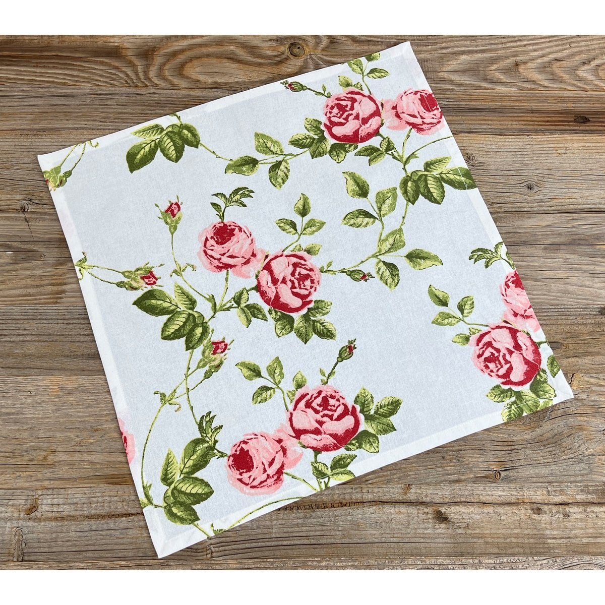 Platzset Serviette Stoff DORRIT Stoffserviette Tischdeko Landhaus Rosen