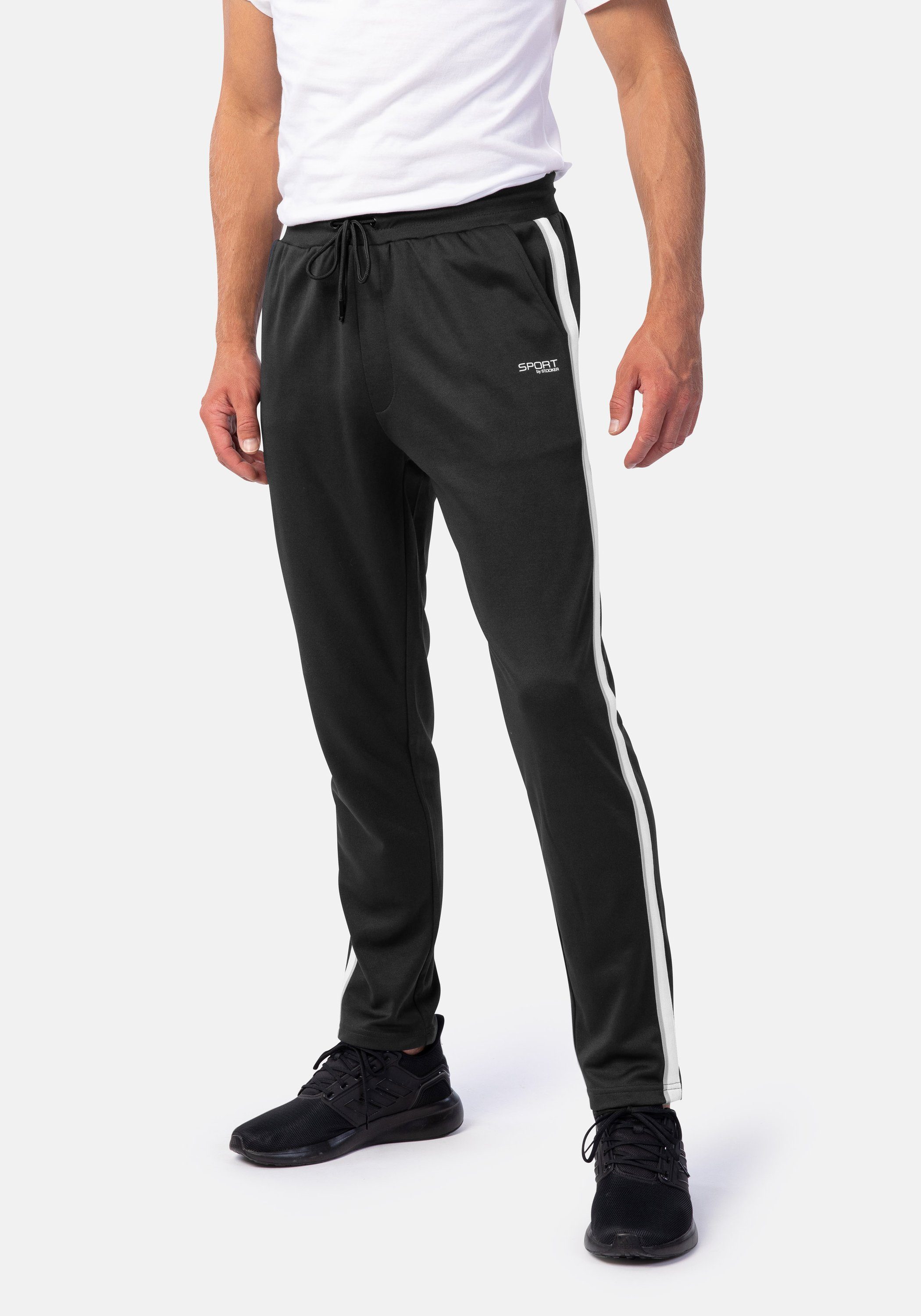 HERO by John Medoox Sporthose Baumwollqualität Stooker Men Sweathose (1-tlg) black