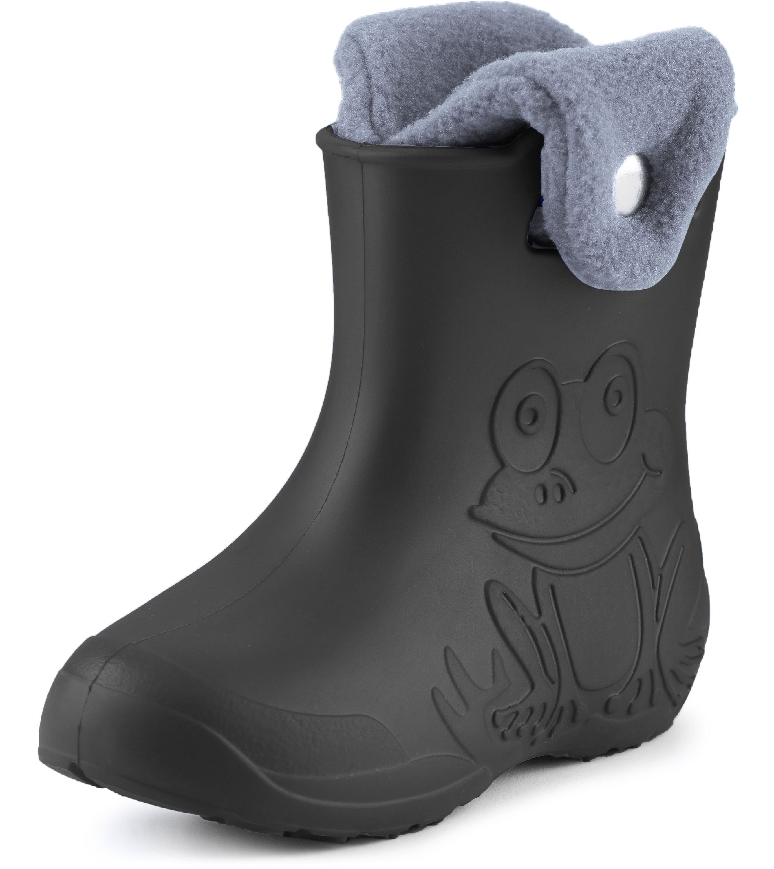 Ladeheid EVA Regenschuhe mit herausnehmbares Innenfutter LA-CA-04 Gummistiefel Kinder gefüttert und federleicht