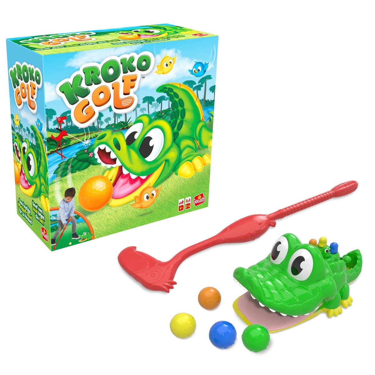 Goliath® Styropor-Teil Geschicklichkeitsspiel Kroko Golf