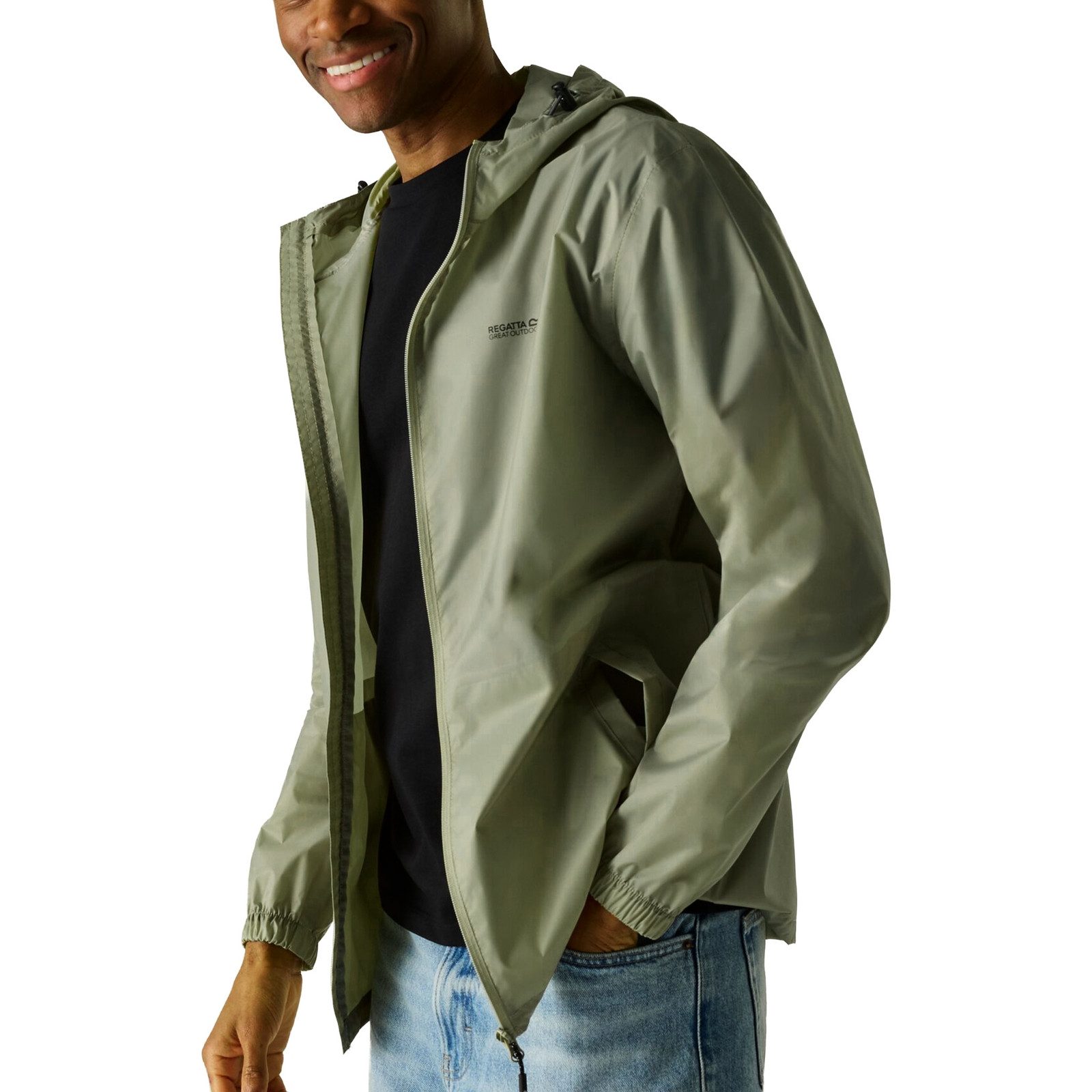 Regatta Regenjacke Regenjacke Pack It III mit verklebten Nähten – Bild 3 von 5