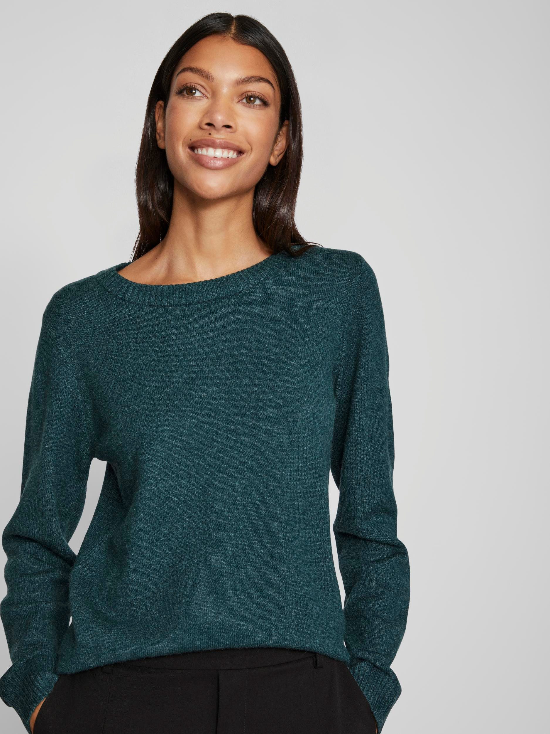 Vila Rundhalspullover VIRIL O-NECK L/S KNIT günstig online kaufen