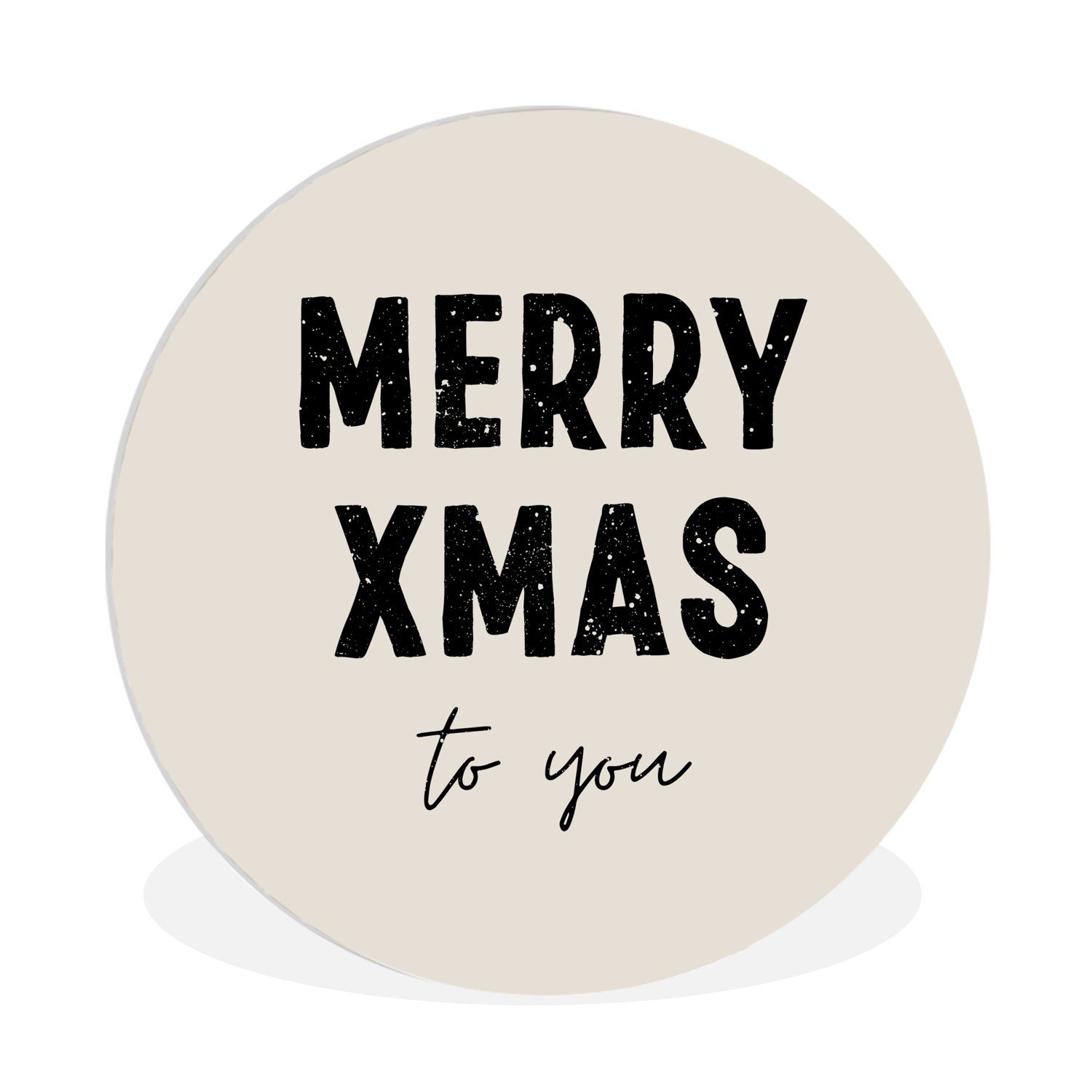 Gemälde Weihnachten - Zitate - Frohe Weihnachten - Feiertage - Schwarz