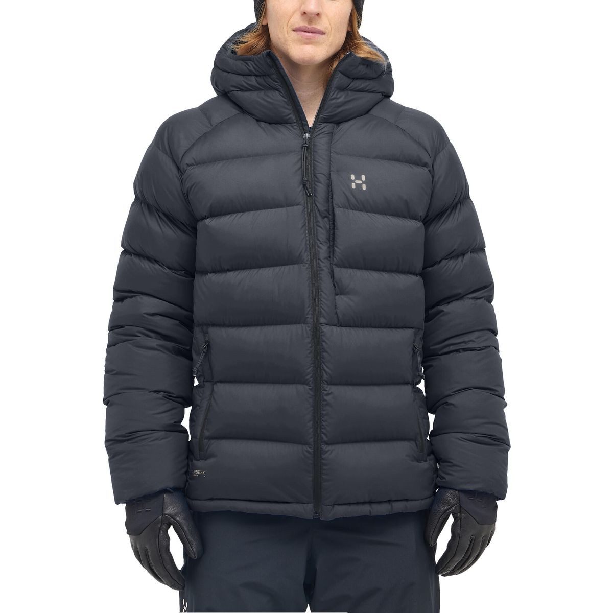Haglöfs Daunenjacke Rosson Down Hood Men Vielseitige, wasserabweisende Daunenjacke für Herren mit