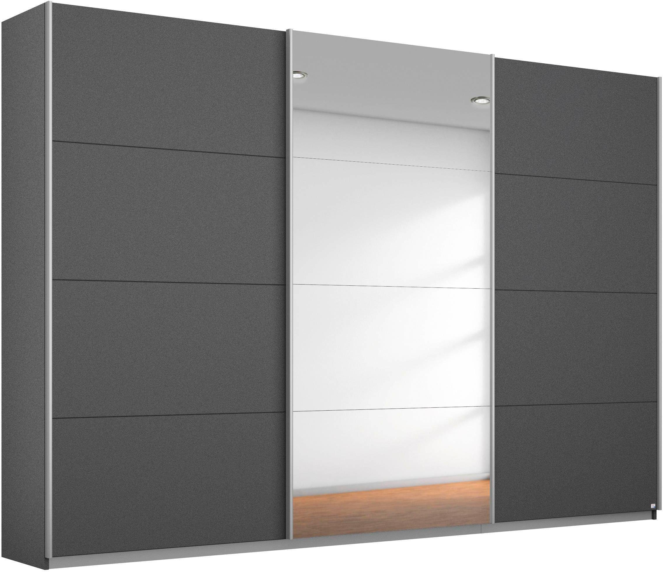 Schwebetürenschrank Kleiderschrank Schrank Garderobe CORTONA inkl. Inneneinteilung