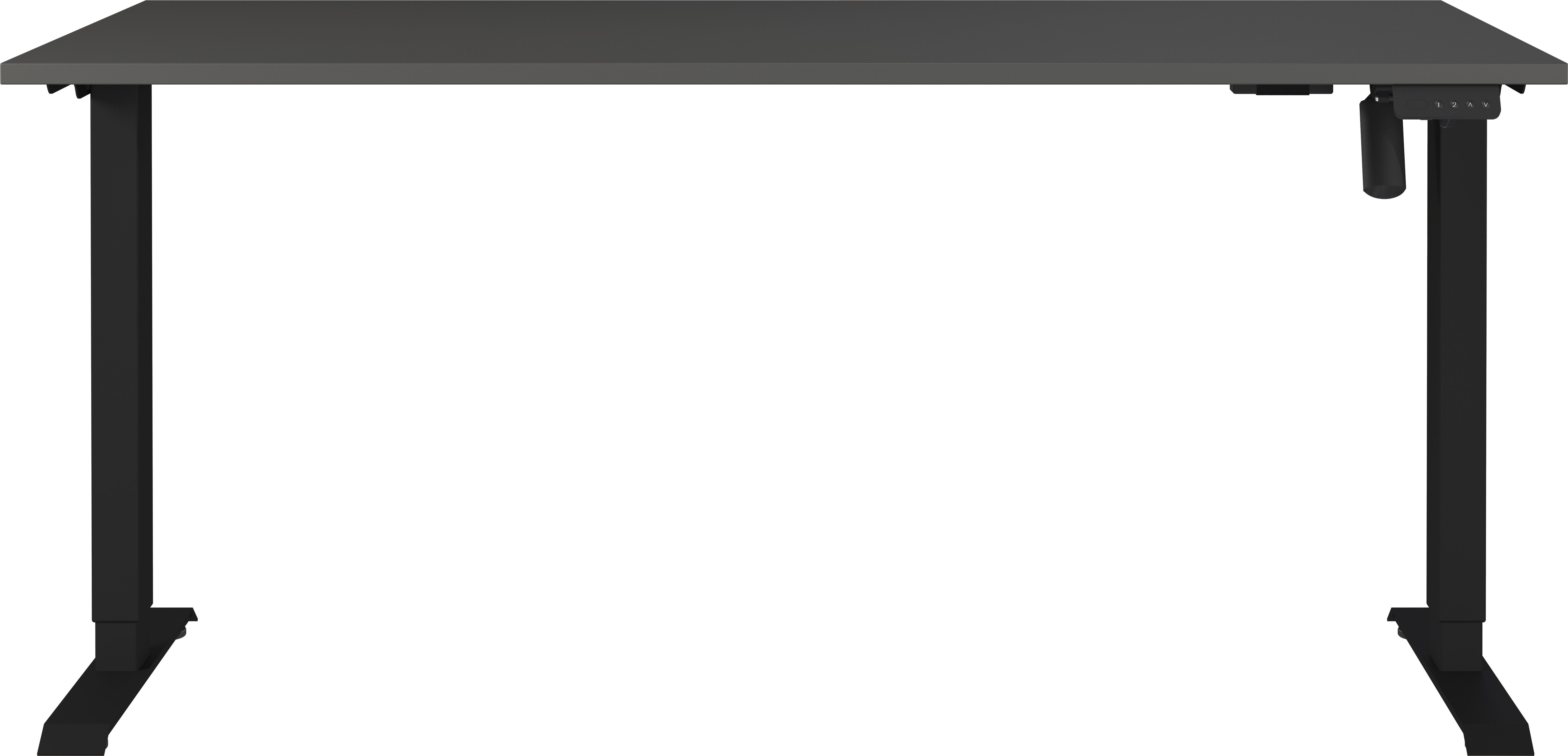 GERMANIA Schreibtisch Boras, elektrisch höhenverstellbar, Breite 120/140/16 günstig online kaufen