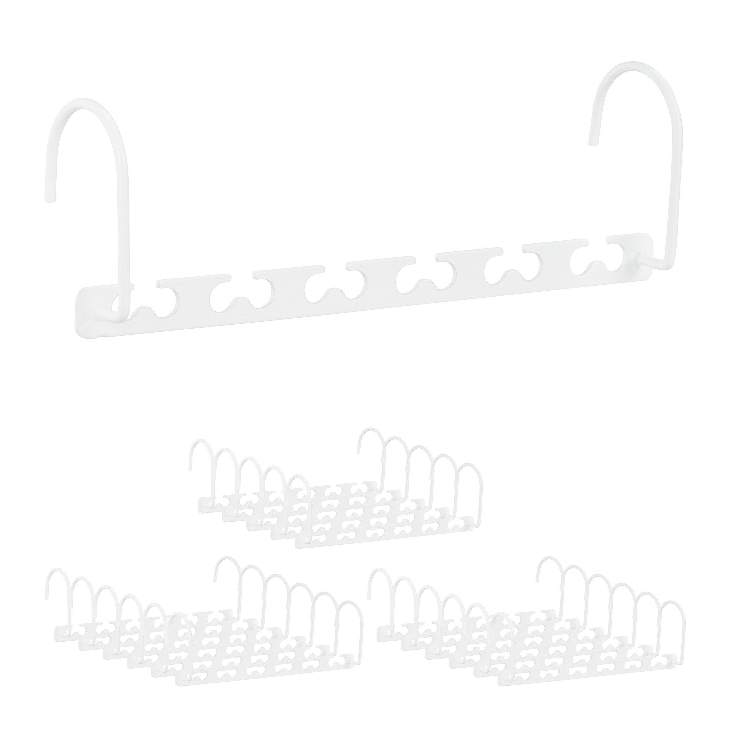 Mehrfach-Kleiderbügel 18 x Metall Raumsparbügel