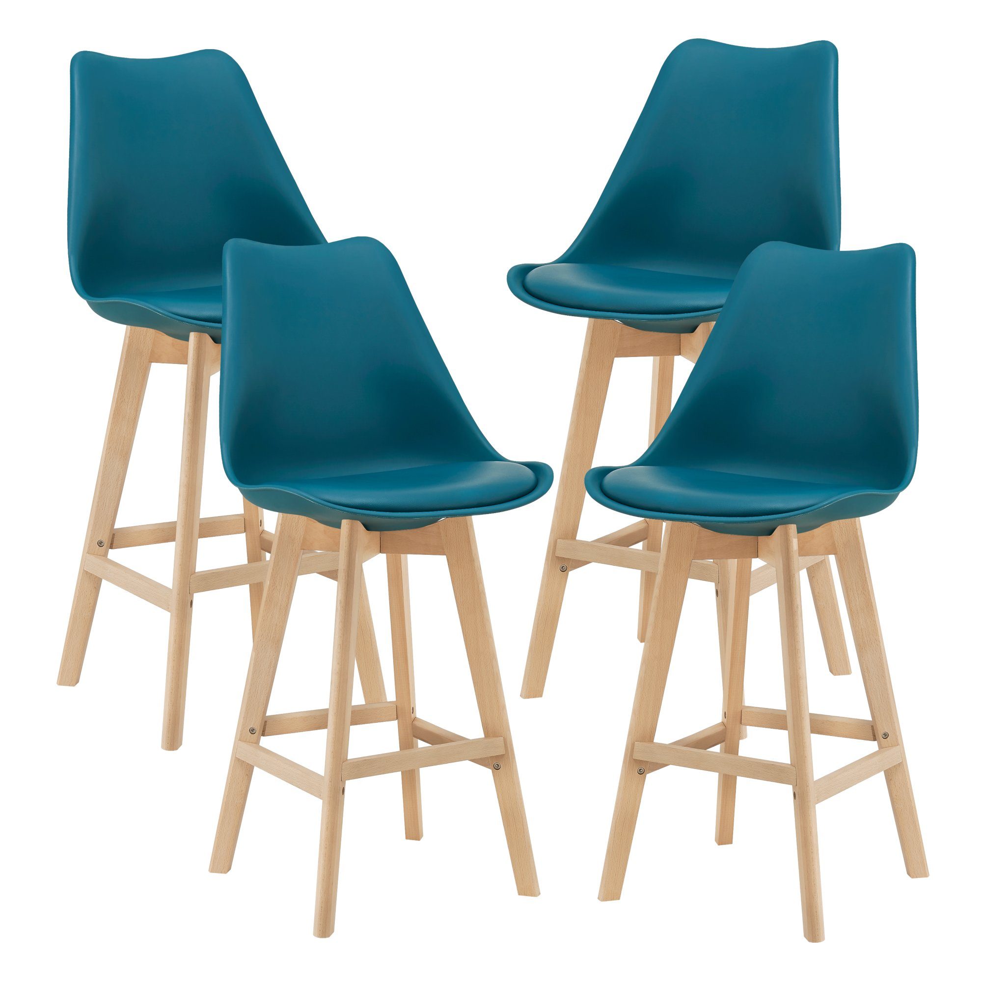 en.casa Barhocker (4 St), »Lublin« Barhocker günstig online kaufen