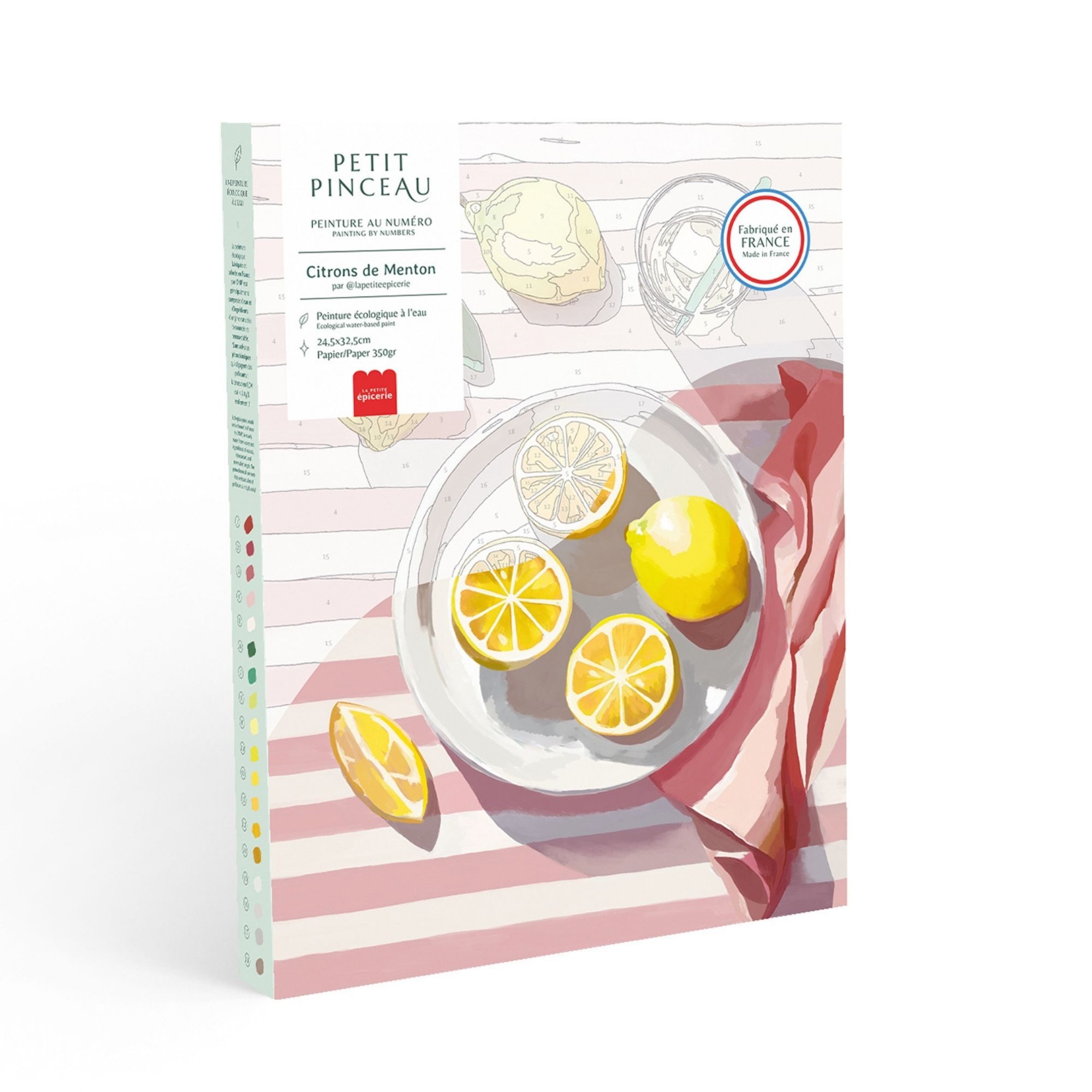 La Petite Epicerie Malen nach Zahlen Set Kinder & Erwachsene Kreatives Malen mit Pinsel und Farben
