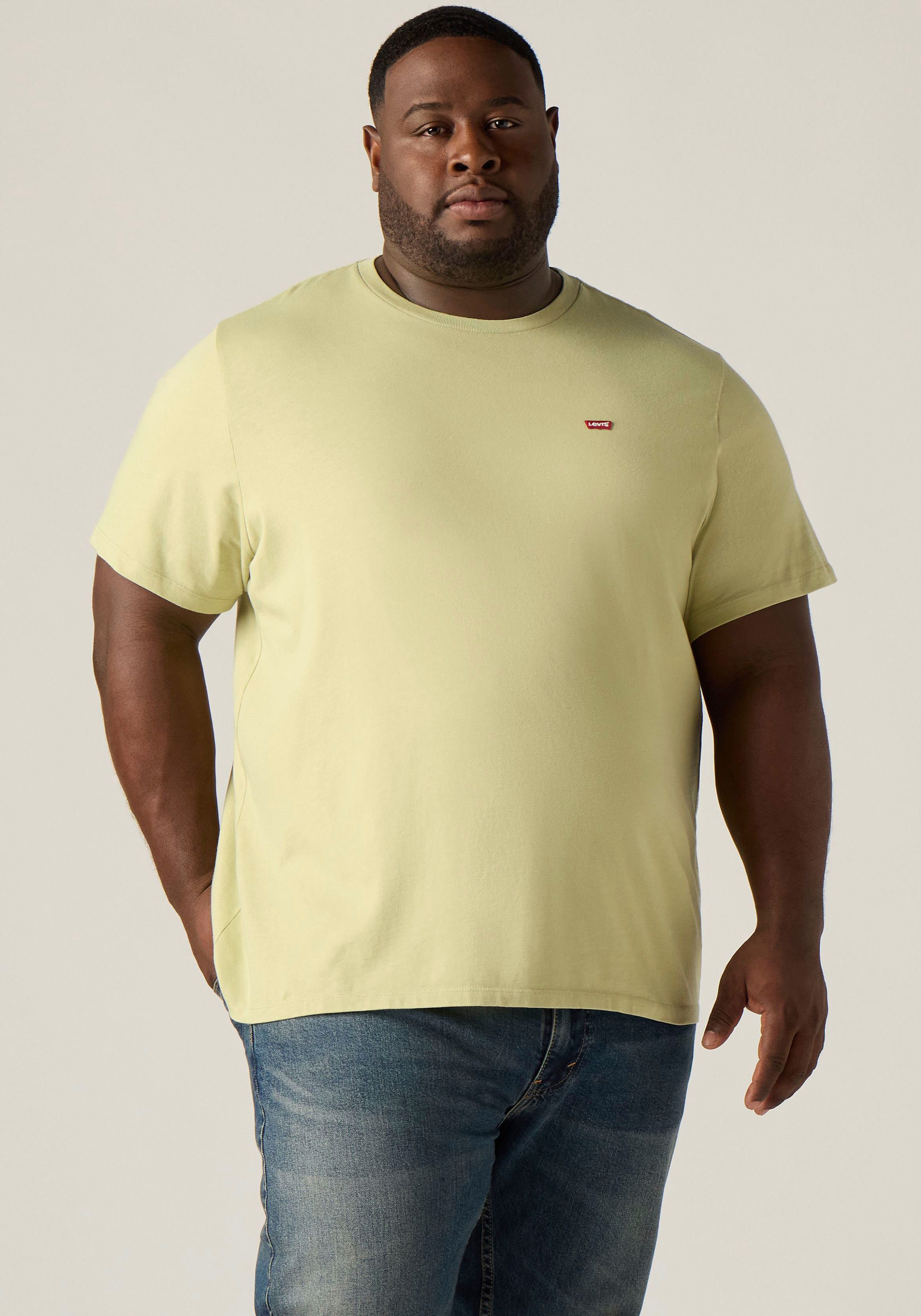 Levi's® Plus T-Shirt LE BIG ORIGINAL HM TEE mit Logo Stickerei – Bild 2 von 5