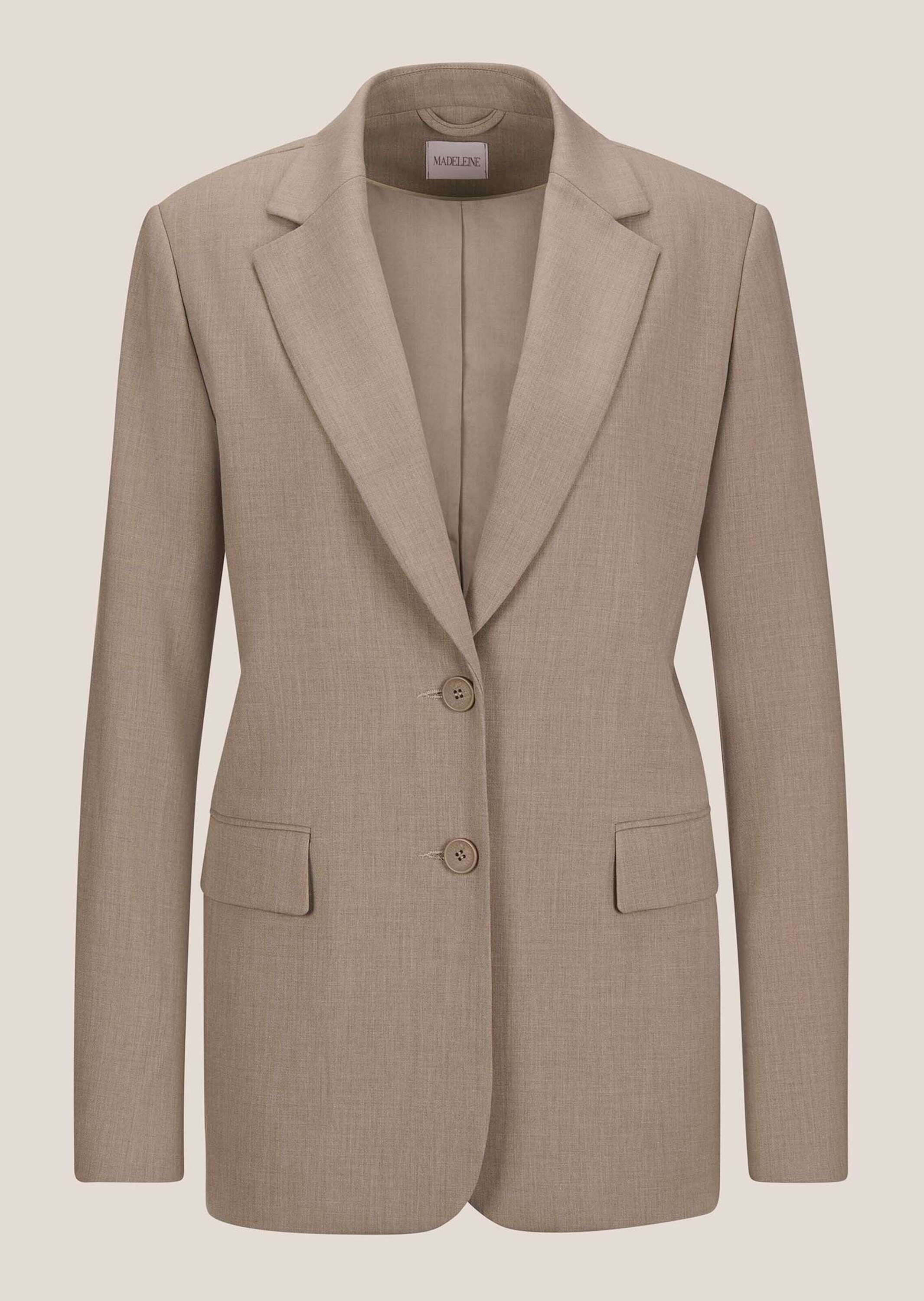 MADELEINE Kurzblazer Einreihiger Blazer mit Stretchanteil