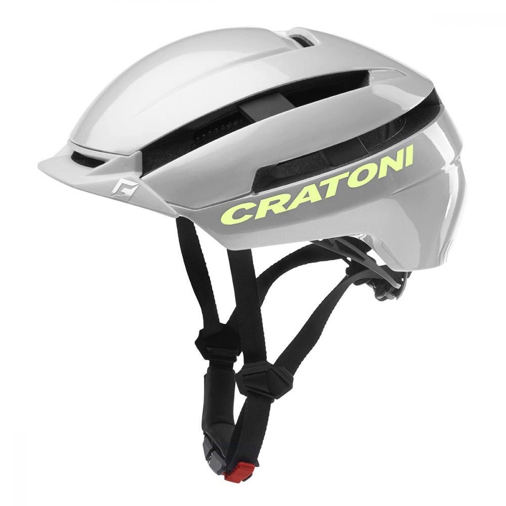 Cratoni Fahrradhelm Cratoni Helm C-Loom 2.0 City silverfrost glänzend S/M 53 bis 58cm