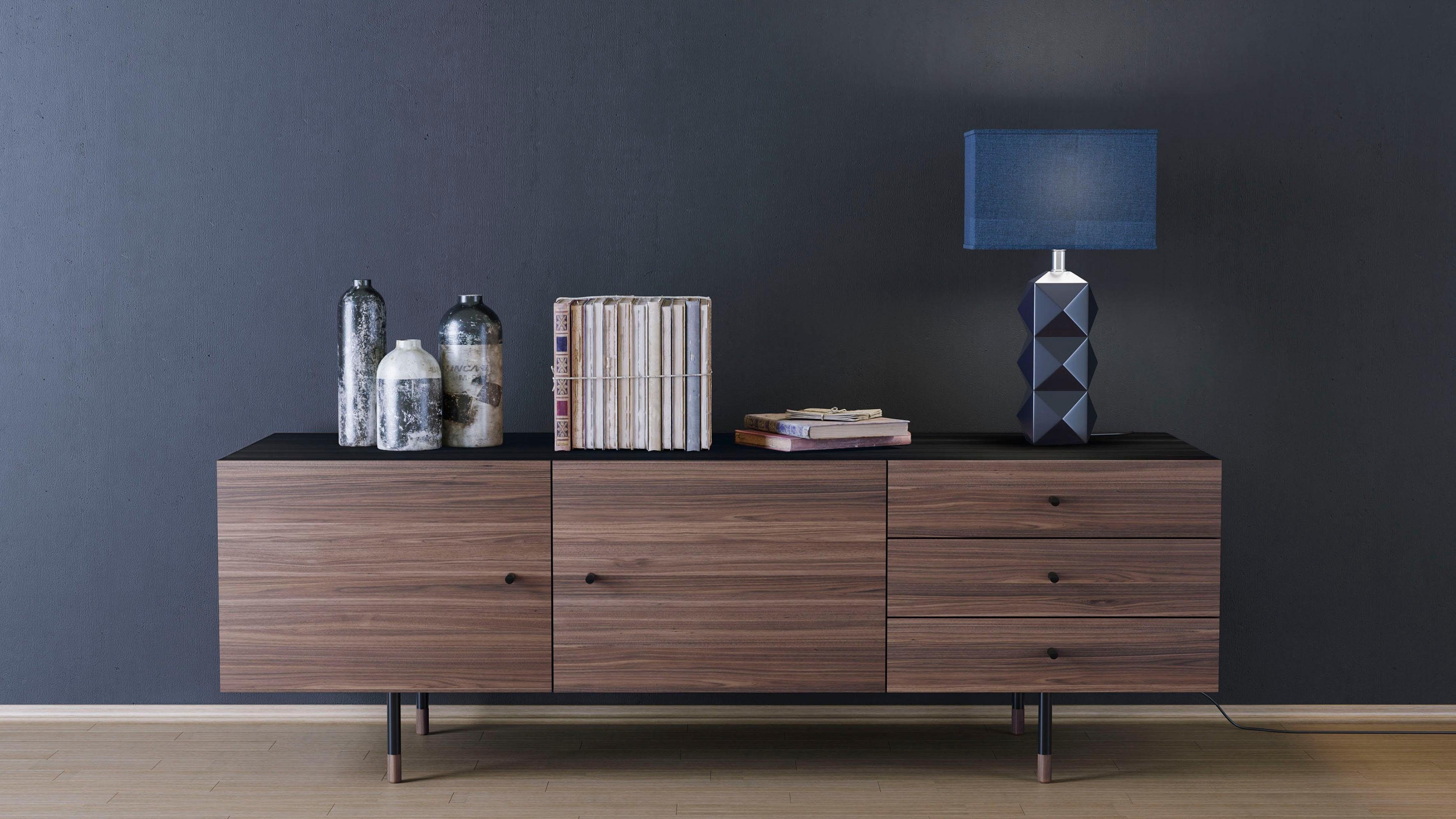 Woodman Sideboard Jugend Kommode, mit Holzfurnier aus Eiche, Breite 180 cm, FSC®