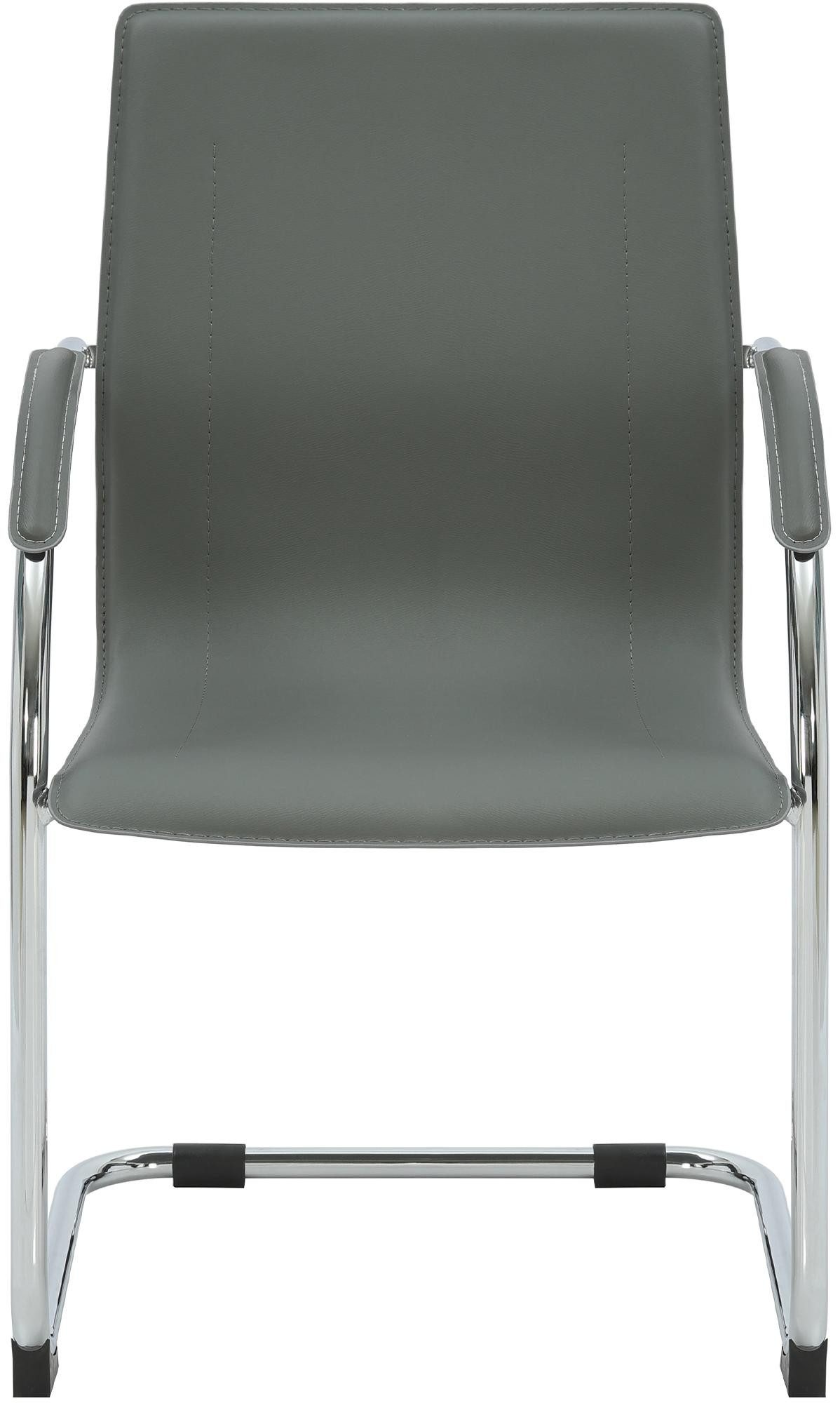 CLP Besucherstuhl Noeleen (1er), PVC-Leder, mit Armlehnen, bis 150 kg – Bild 4 von 5