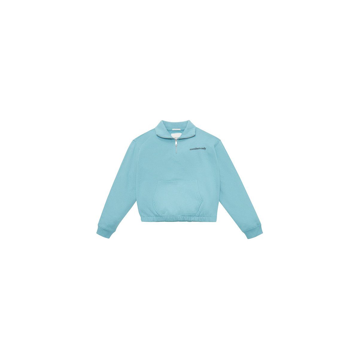 TOM TAILOR Sweatshirt blau regular fit (1-tlg)