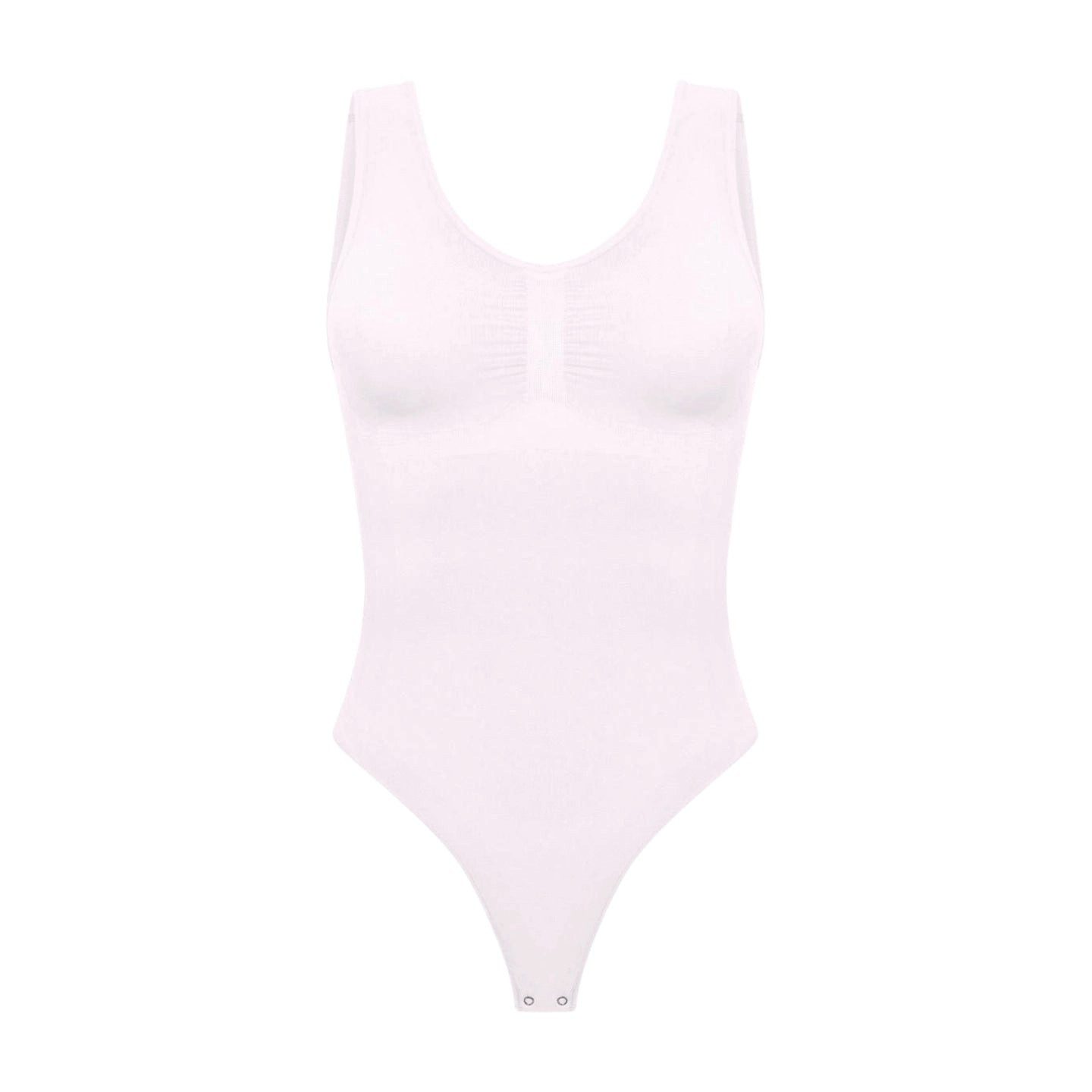 Creamy Fabrics Miederbody Tank Bodysuit Sculpting Shapewear mit String-Weiß günstig online kaufen