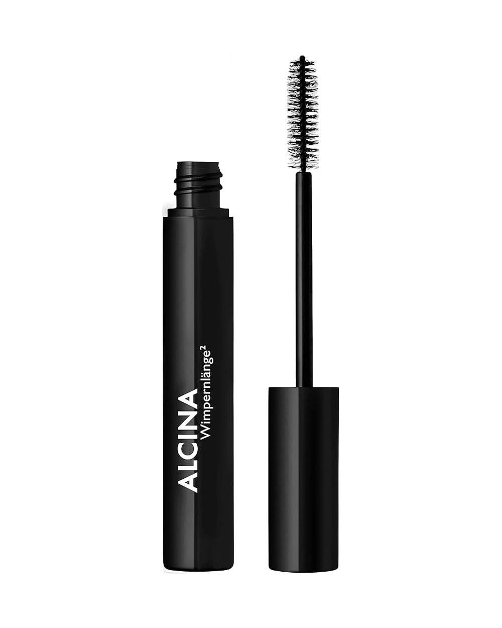 ALCINA Augenbrauen-Farbe ALCINA Wimpernlänge² schwarz 010, Mascara sorgt für beeindruckende Länge, Dichte und Schwung der Wimpern