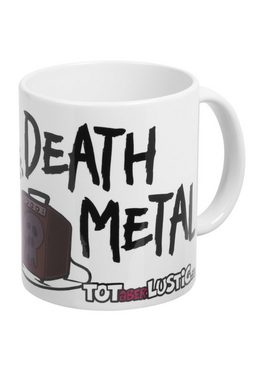 United Labels® Tasse Tot aber lustig Tasse Death Metal Michael Holtschulte Keramik 320 ml, Keramik