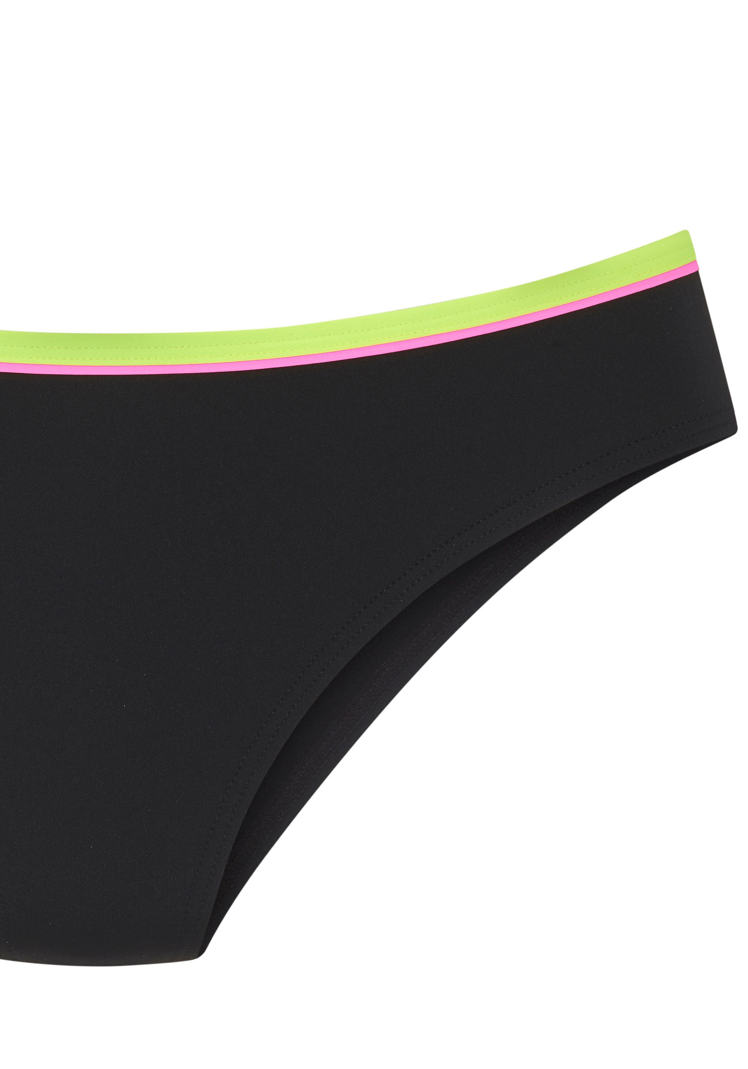 Buffalo Bikini-Hose Pop Mit kontrastfarbigem Bund