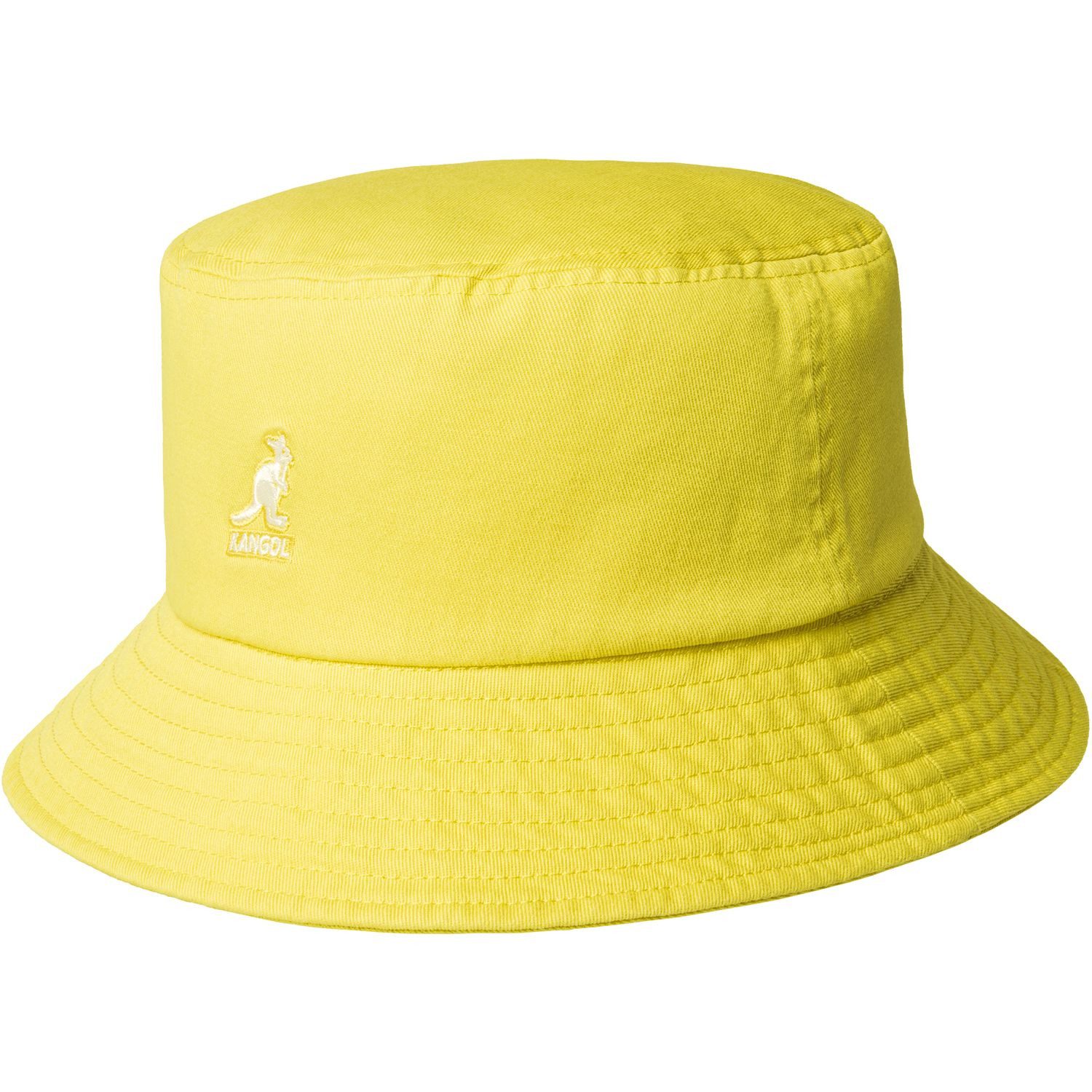 Kangol Fischerhut Rollbar Washed Bucket Fischerhut aus reiner Baumwolle