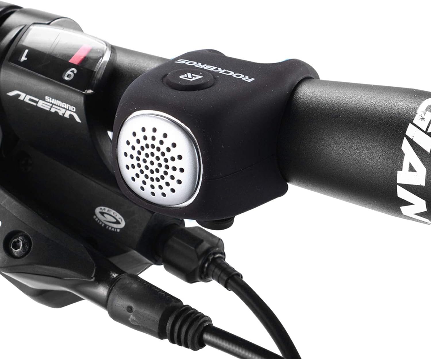 ROCKBROS Fahrradklingel Elektronisch E-Klingel Miniklingel Glocke, IPX4 Wasserdicht aus Elastischem Silikon