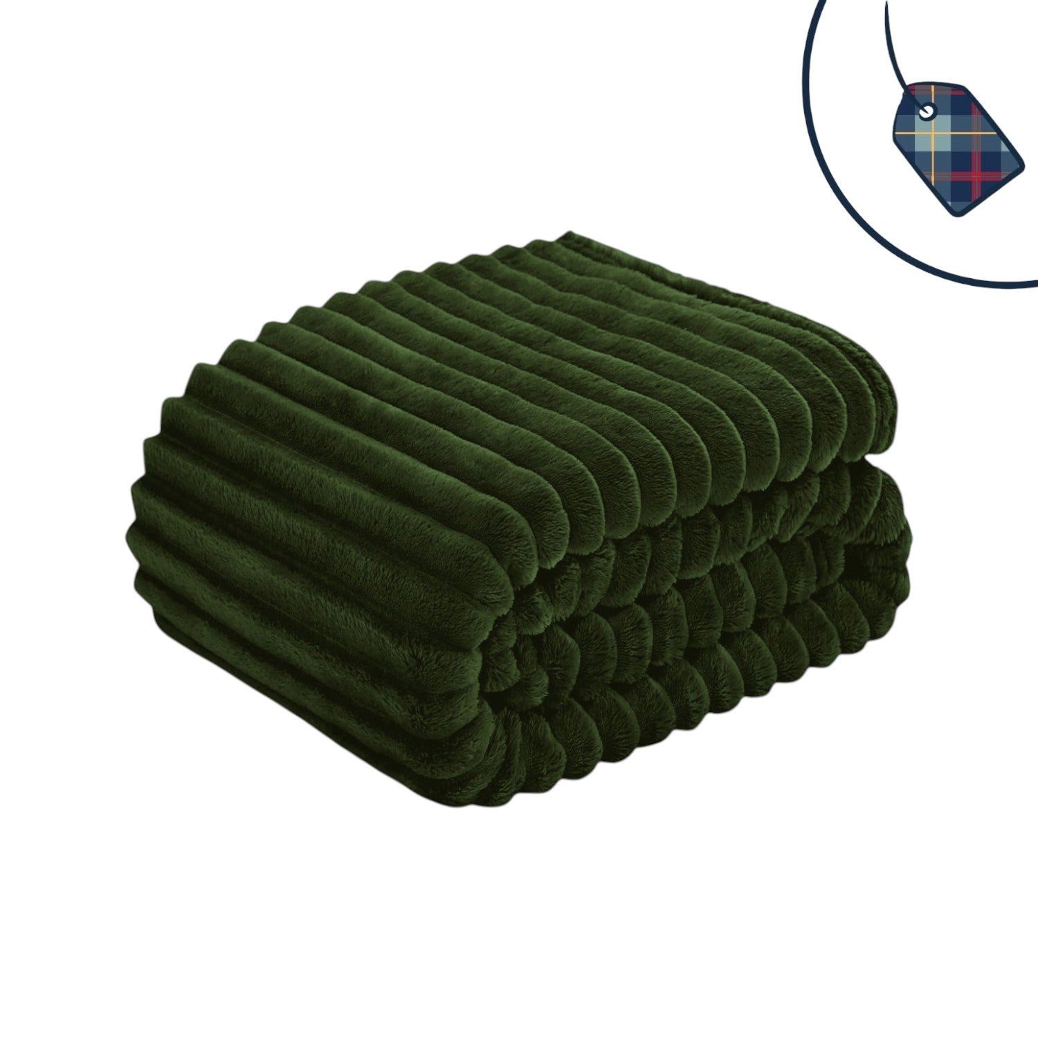 Wohndecke Premium Kuscheldecke in Cord Optik » Wohndecke 150 x 200 cm, VewoTex, Tagesdecke » dicke Wohndecke 450 gsm