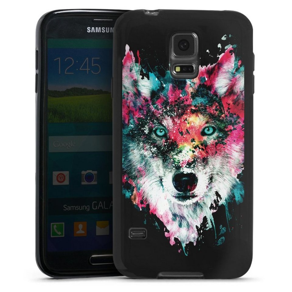 Deindesign Handyhulle Wolve Ohne Hintergrund Samsung Galaxy S5 Neo Hulle Riza Peker Wolf Bunt Online Kaufen Otto