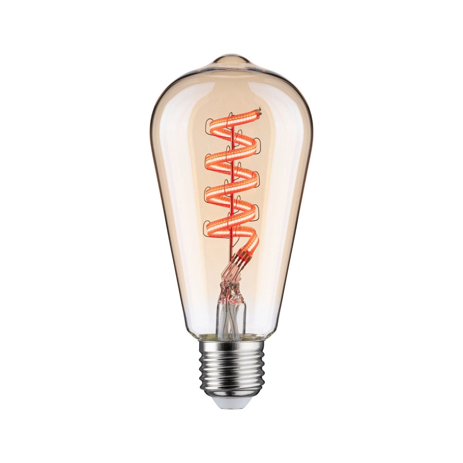 Filament Tageslichtweiß 470lm 230V, gold 1 ST64 Smart LED-Leuchtmittel 2200K-6500K Paulmann St.,