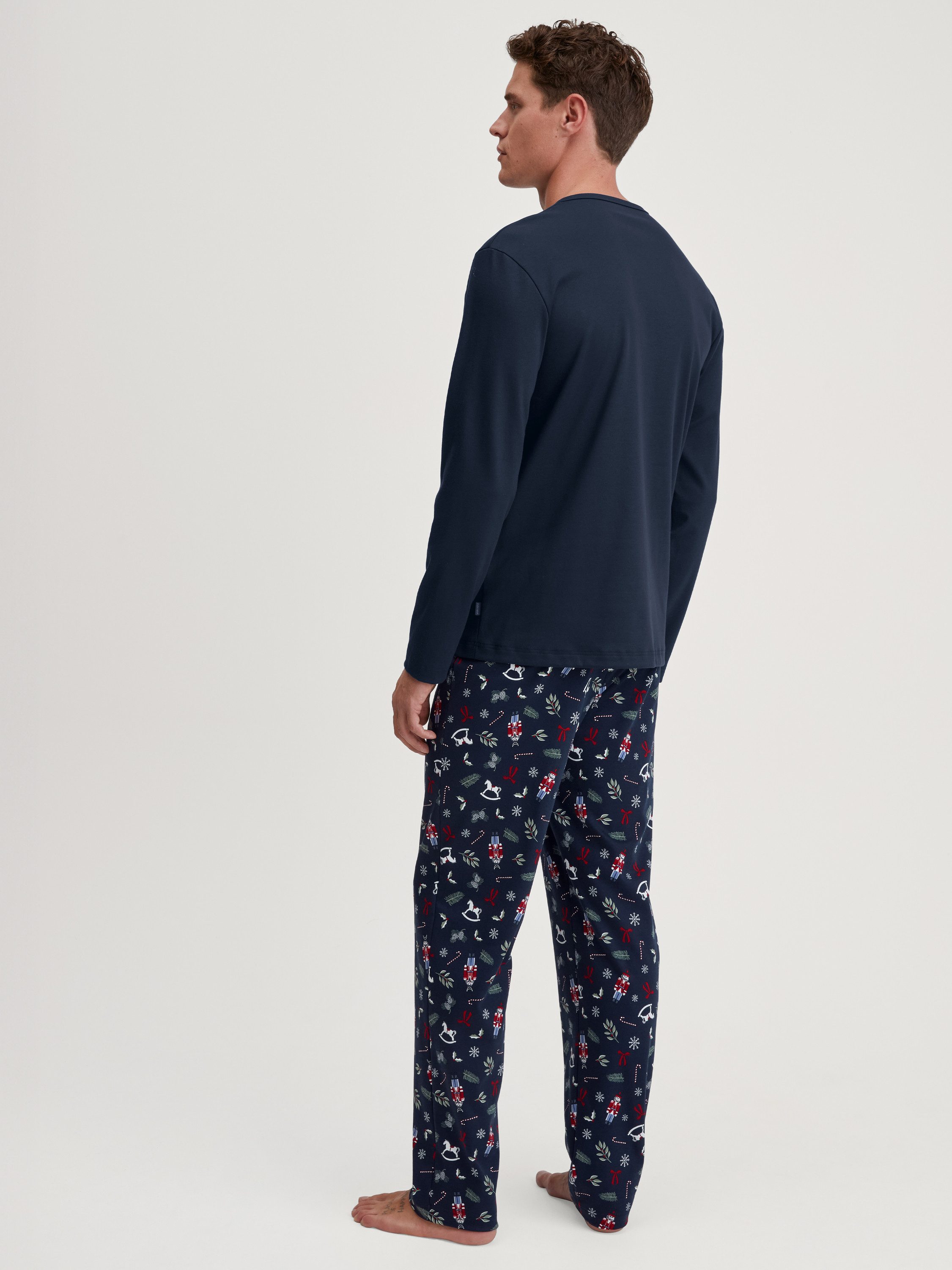 CALIDA Pyjama Family & Friends Herren (2 tlg) warme Baumwollqualität