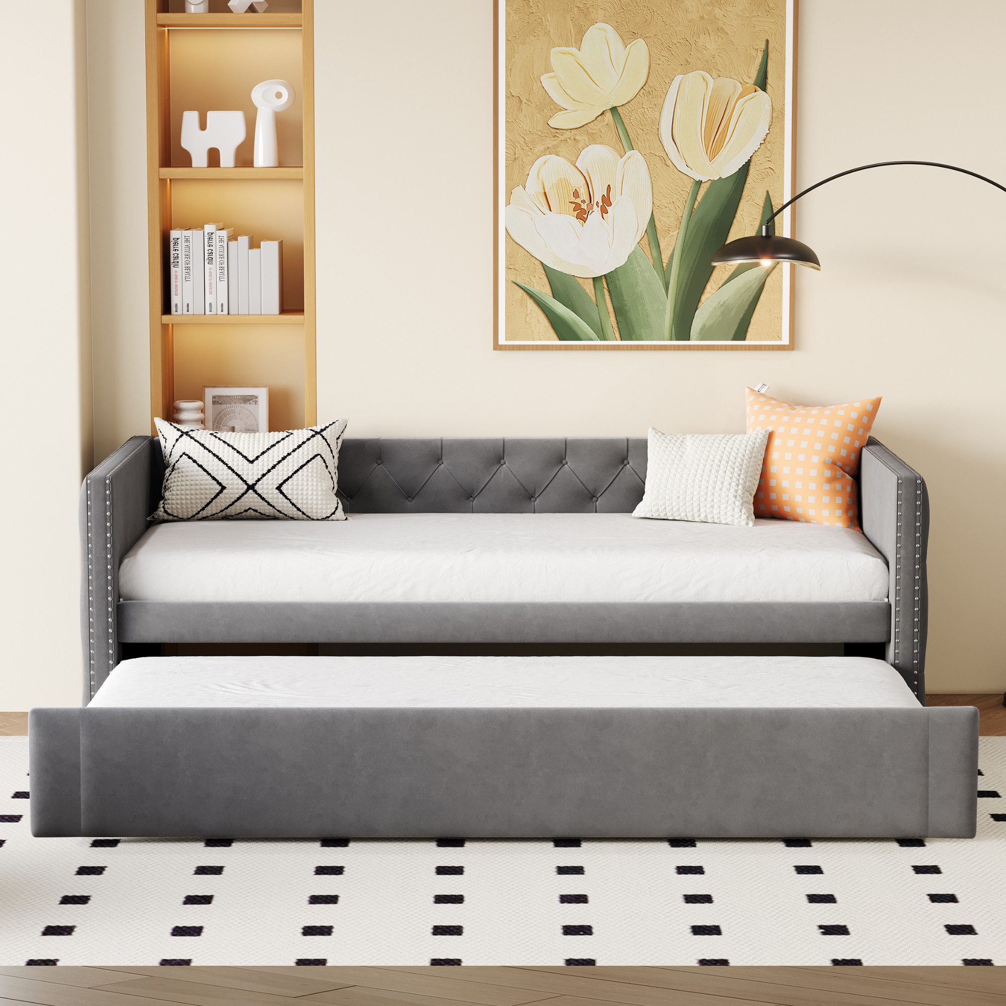 Flieks Daybett, Tagesbett Schlafsofa mit Unterbett günstig online kaufen