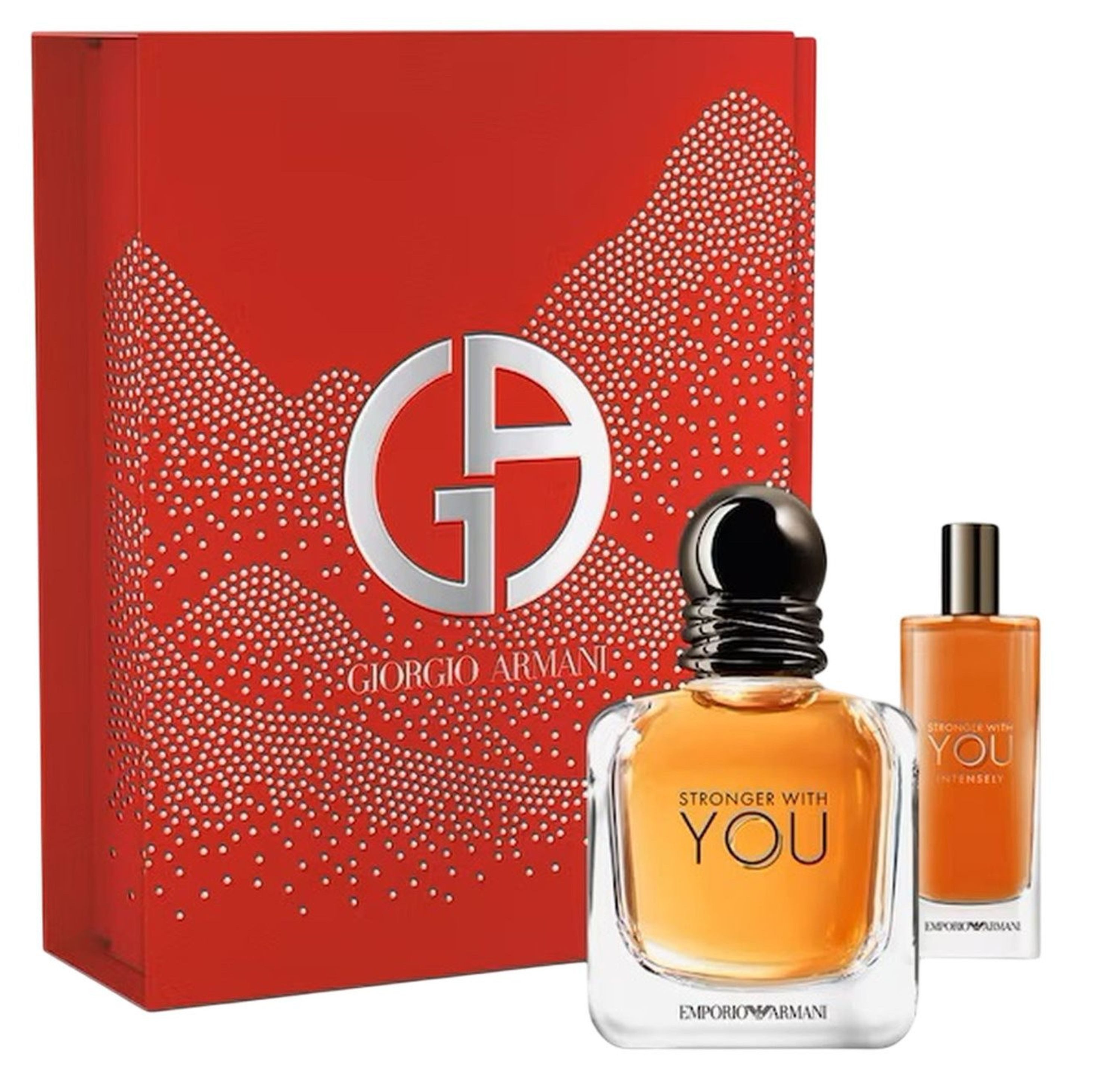 Giorgio Armani Duft-Set Stronger With You Intensely Herren Toilette & Parfum, 2-tlg., EMPORIO ARMANI, Eau de Parfum, Glasflakon, Herrenduft