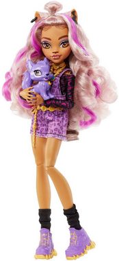 Mattel® Anziehpuppe Monster High, Clawdeen Wolf mit Hund
