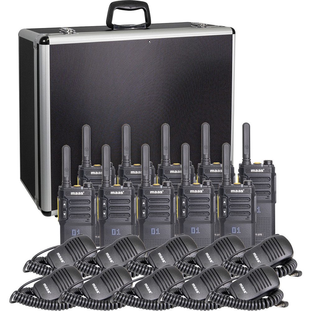 Walkie Talkie MAAS Elektronik Team-Set PT-375 KEP-360-K 150114 PMR-Handfunkgerät 10e