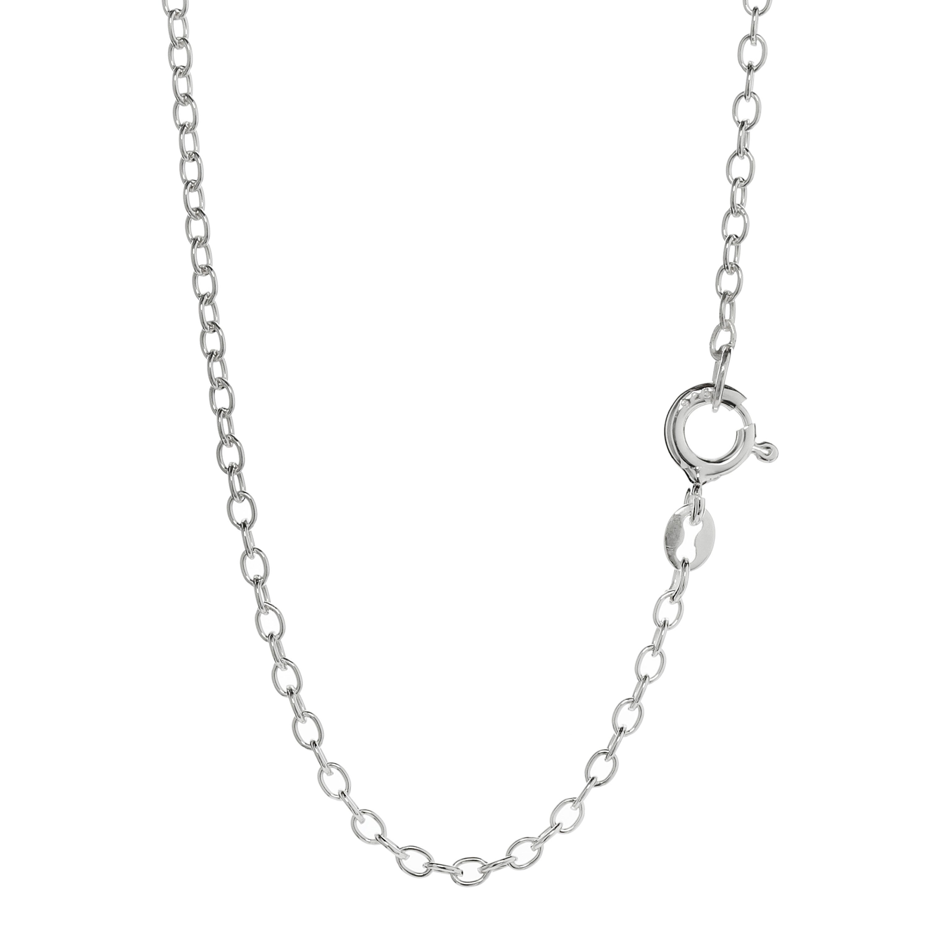 NKlaus Gliederkette Halskette 55cm Ankerkette weit günstig online kaufen
