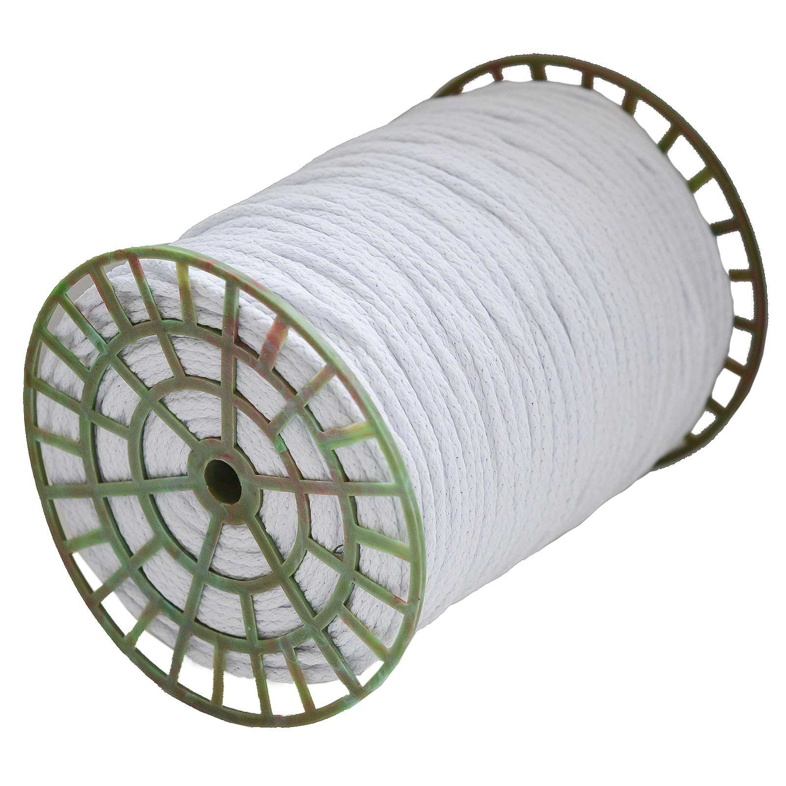 350m Polyester-Seil Ø 4mm auf Rolle Universalseil Kordel Farbwahl 