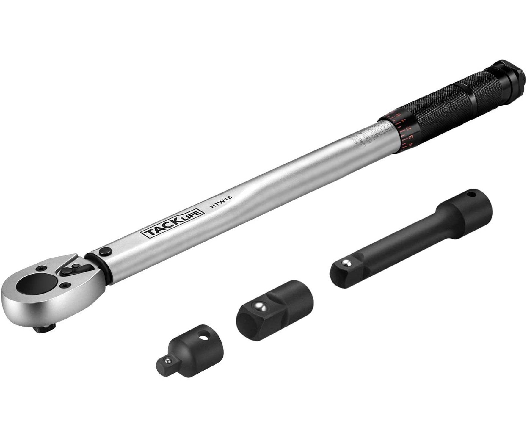 TACKLIFE Drehmomentschlüssel, 3/8" Drive Klick Set 13.6-108.5Nm, +/- 4%