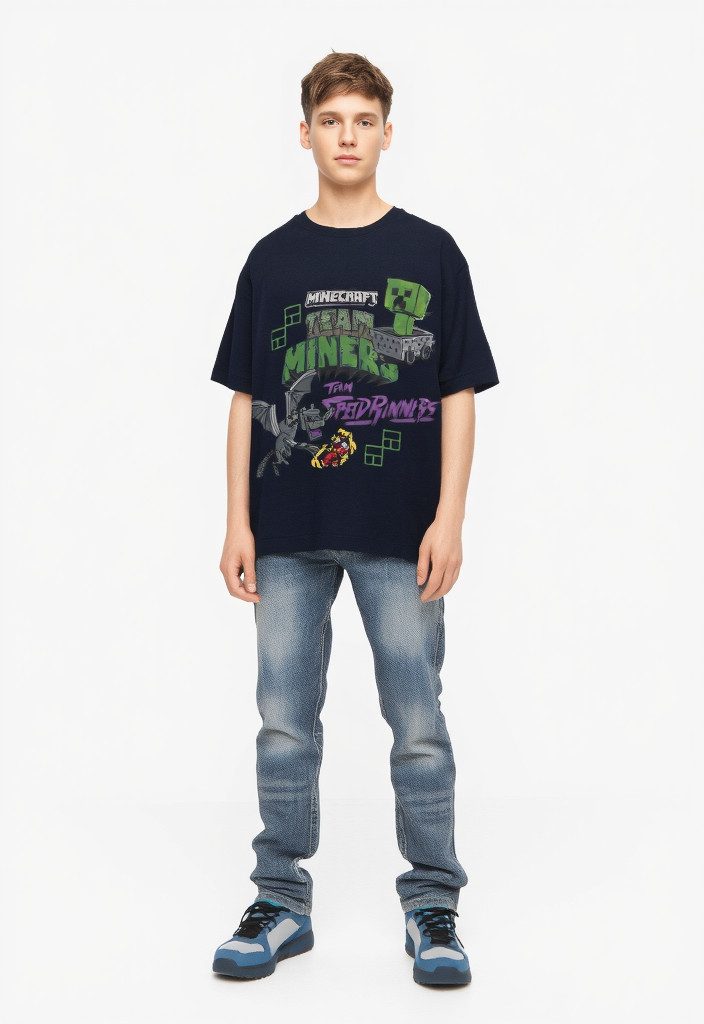 Name It T-Shirt NKMJAHI MINECRAFT NREG SS TOP NOOS BFU