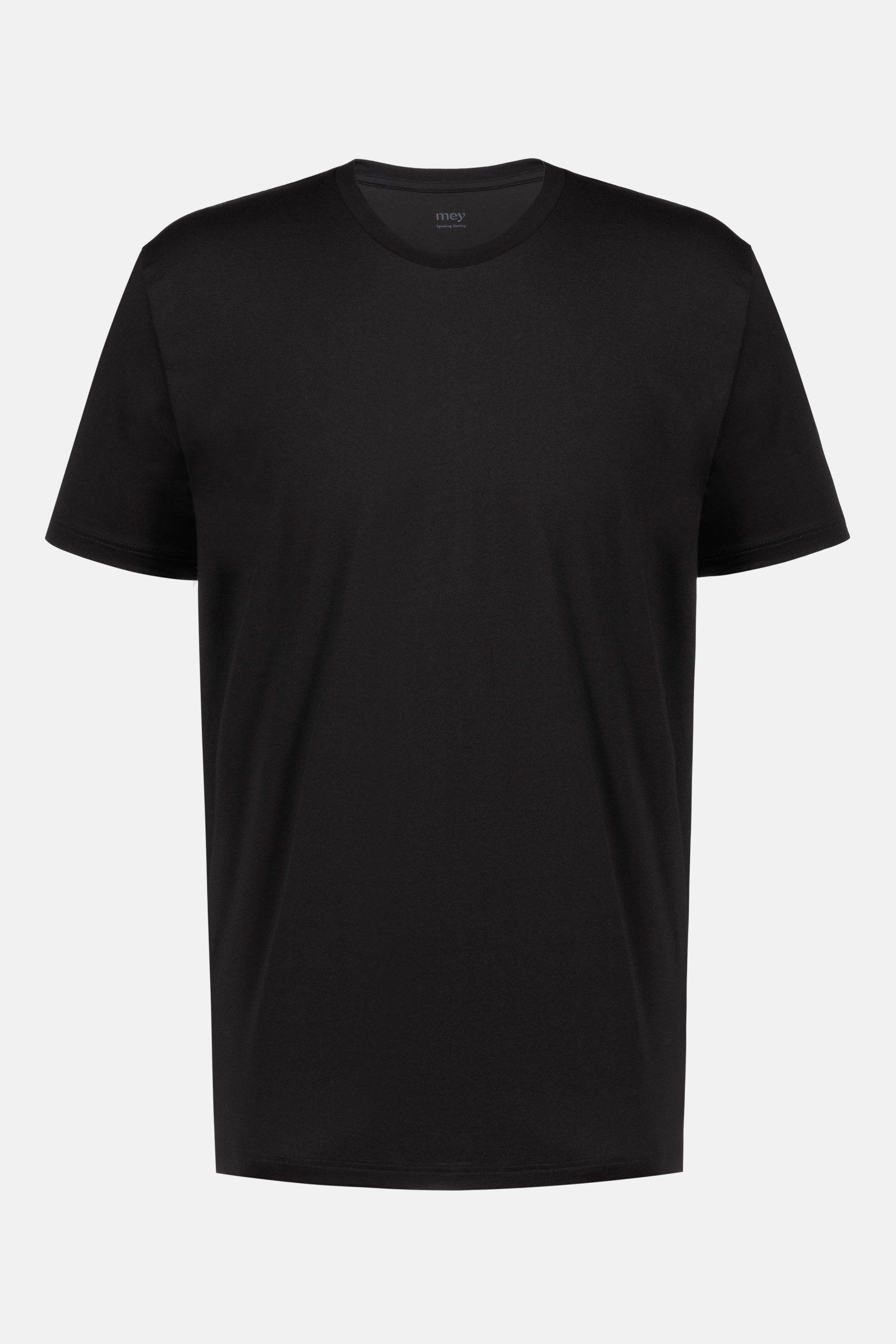 Serie (1-tlg) Dry Uni Mey Schwarz Cotton T-Shirt Colour