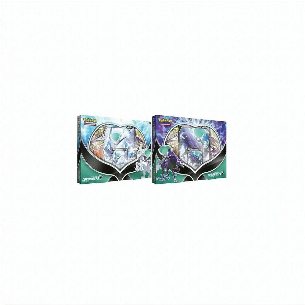 The Pokémon Company International Spiel Pokémon Coronospa-V Box – 1 von 2 Designs, zufällig, 4 Boosterpacks