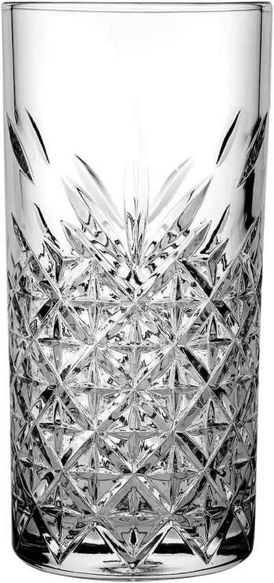 Pasabahce Longdrinkglas Pasabahce 9338 Timeless 295 ml Gläser Long Drink, 4 Einheiten
