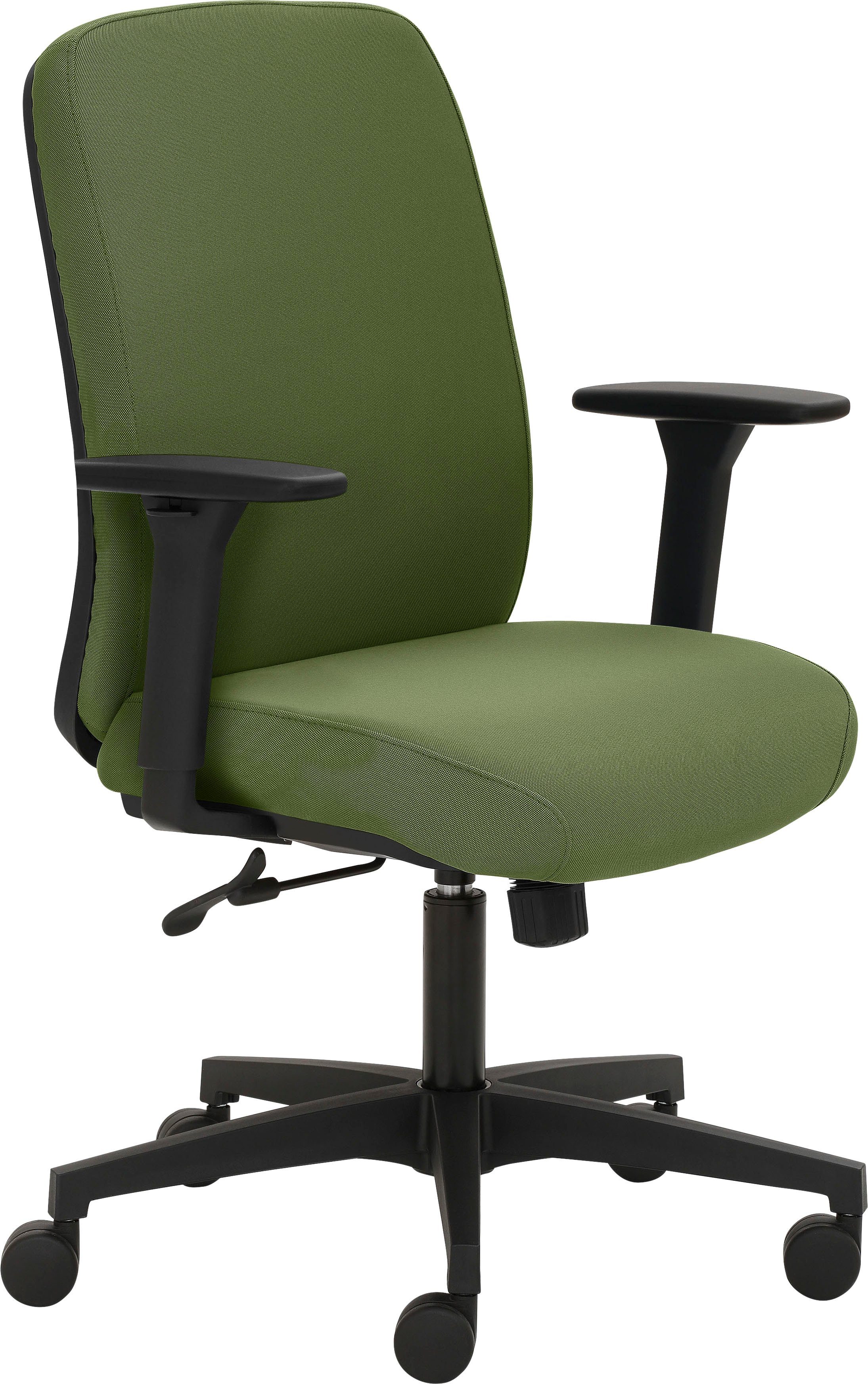 Mayer Sitzmöbel Drehstuhl 2219, GS-zertifiziert, extra starke Polsterung für maximalen Sitzkomfort Farngrün | Farngrün | Drehstühle