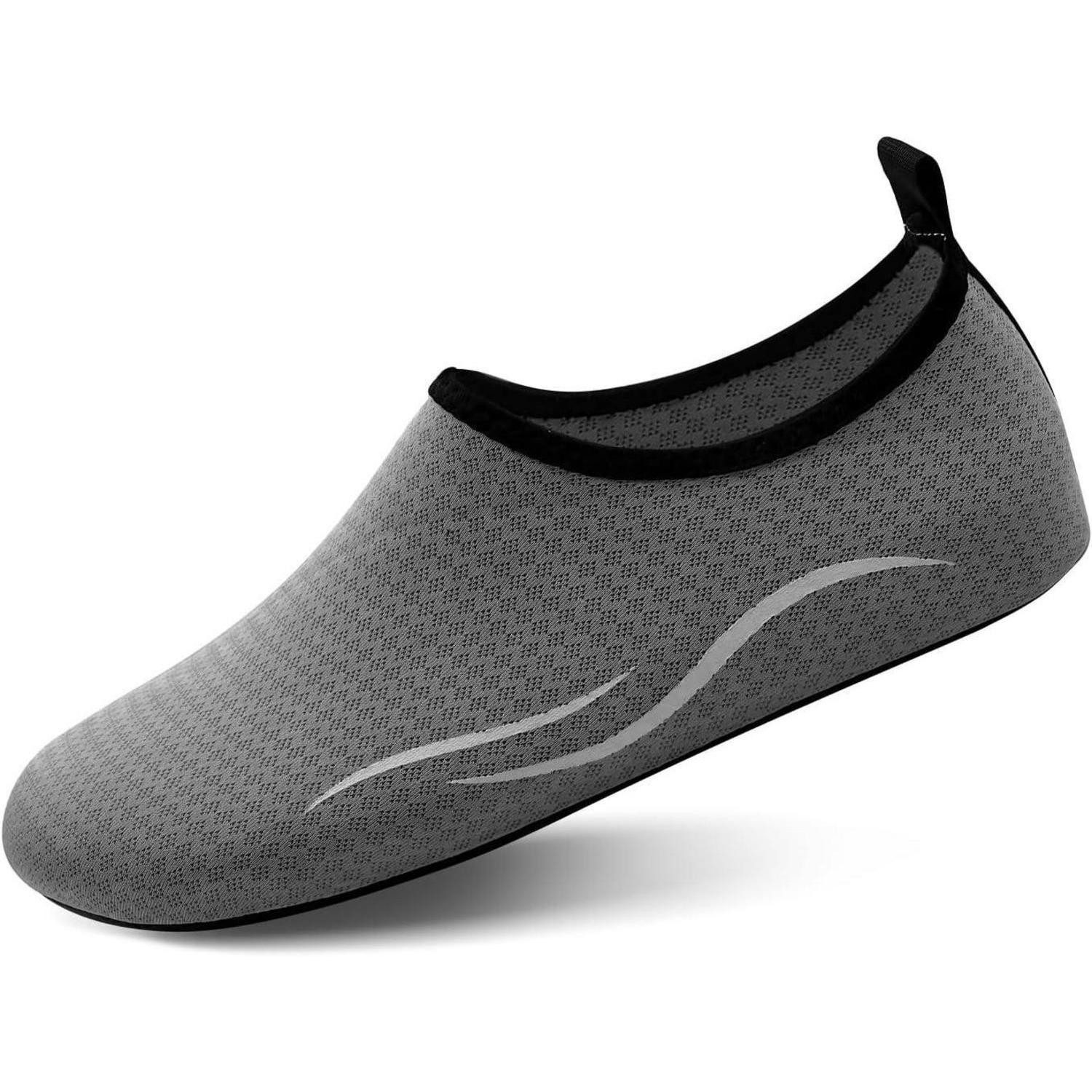 LuxusKollektion Wasserschuhe Herren Damen Schwimmschuhe Aquaschuhe 38 39 EU 40 Grau Wasserschuh