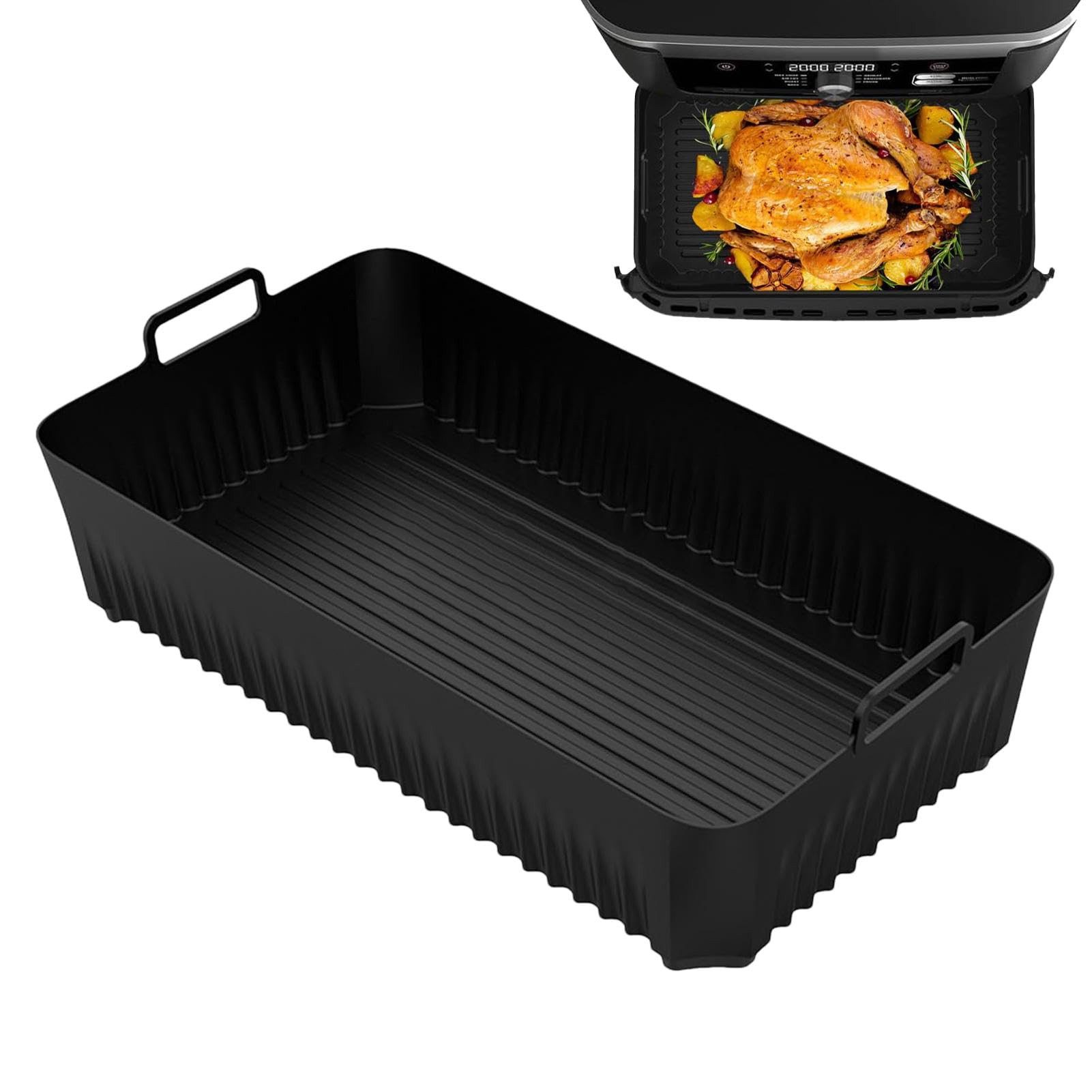 Silikonform Airfryer Silikonform Zubehör für Ninja Foodi Flexdrawer 10,4 L AF500EU
