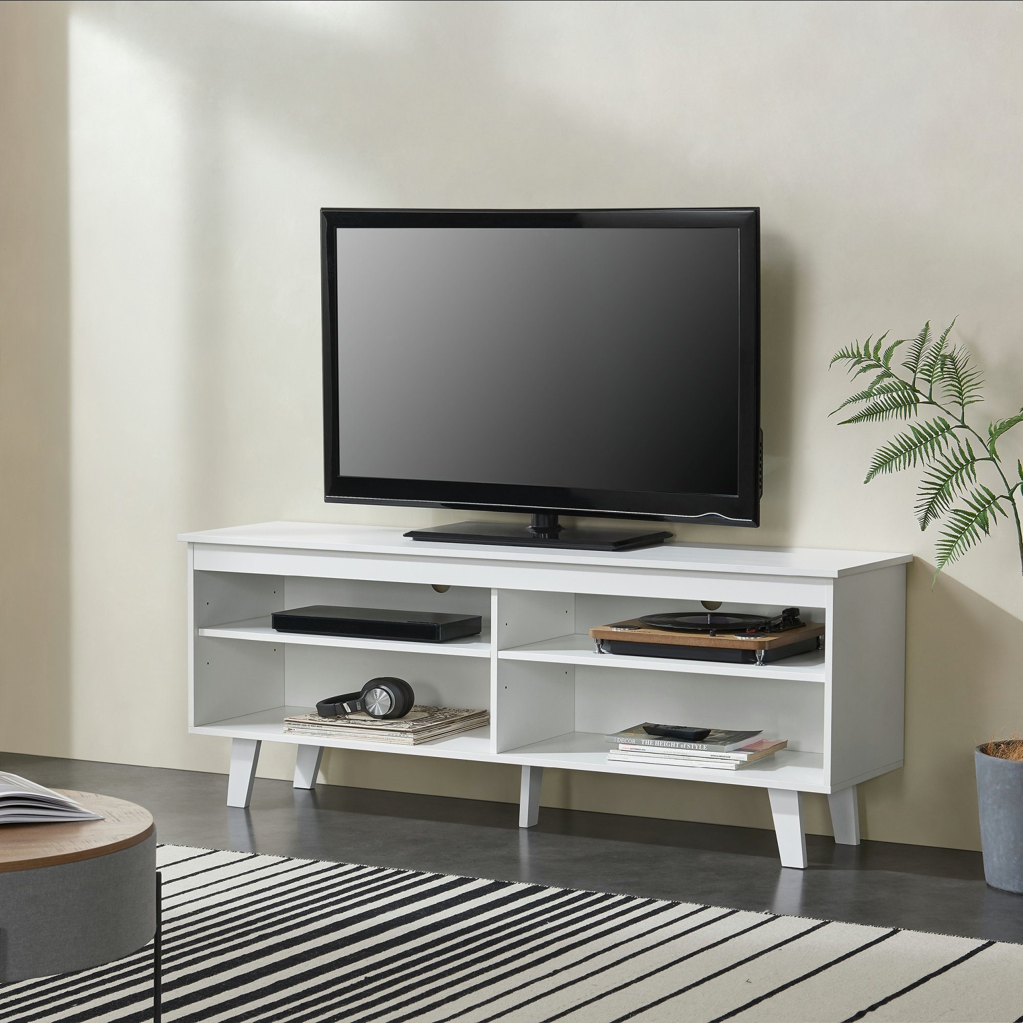 en.casa TV-Schrank »Stenløse« mit 4 Ablagefächern günstig online kaufen