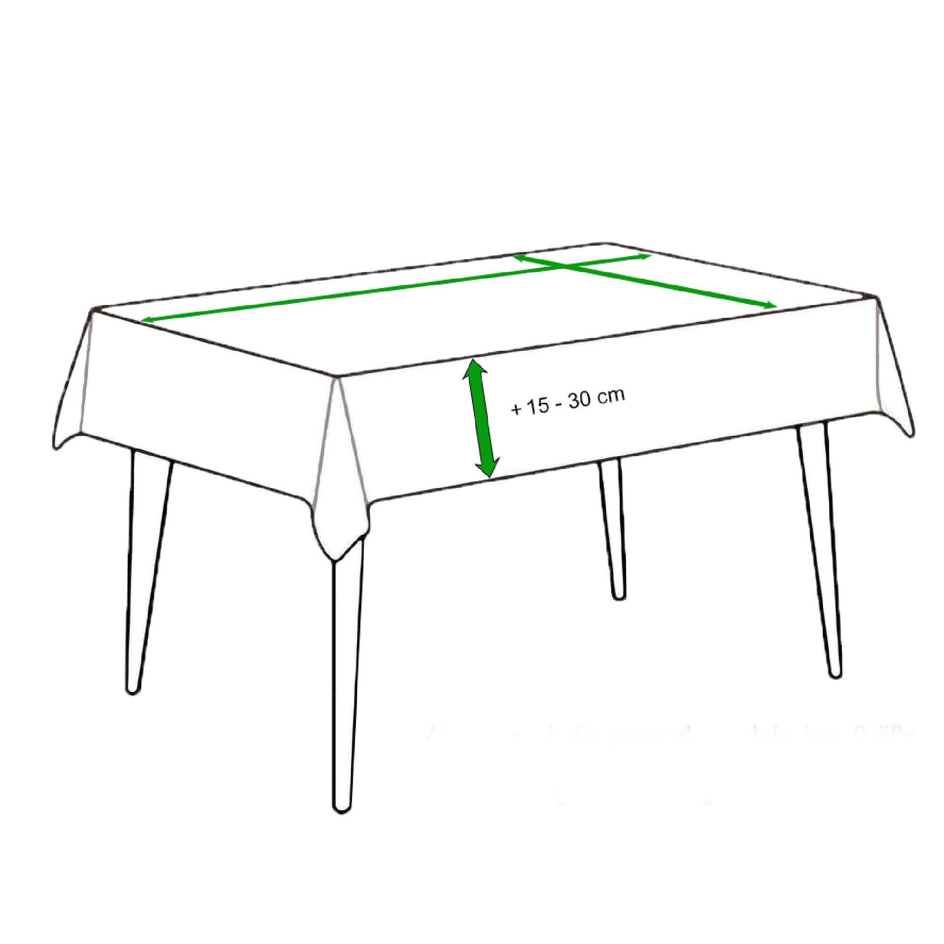 Delindo Lifestyle Tischdecke WIEN HOME abwaschbar (1-tlg), Leinenstruktur mit Fleckschutz aus recycelten Polyesterfasern