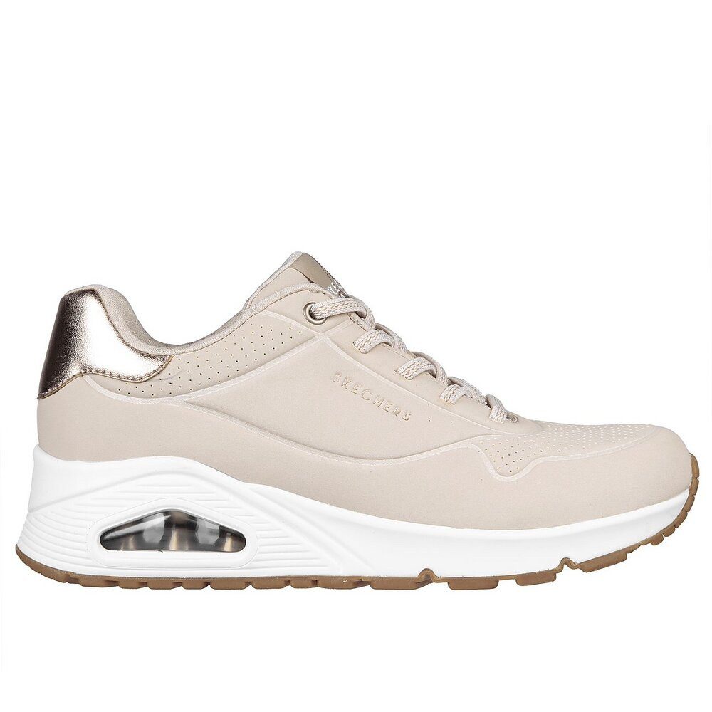 Skechers Skechers - Street Uno Shimmer Away - Beige Schnürschuh günstig online kaufen